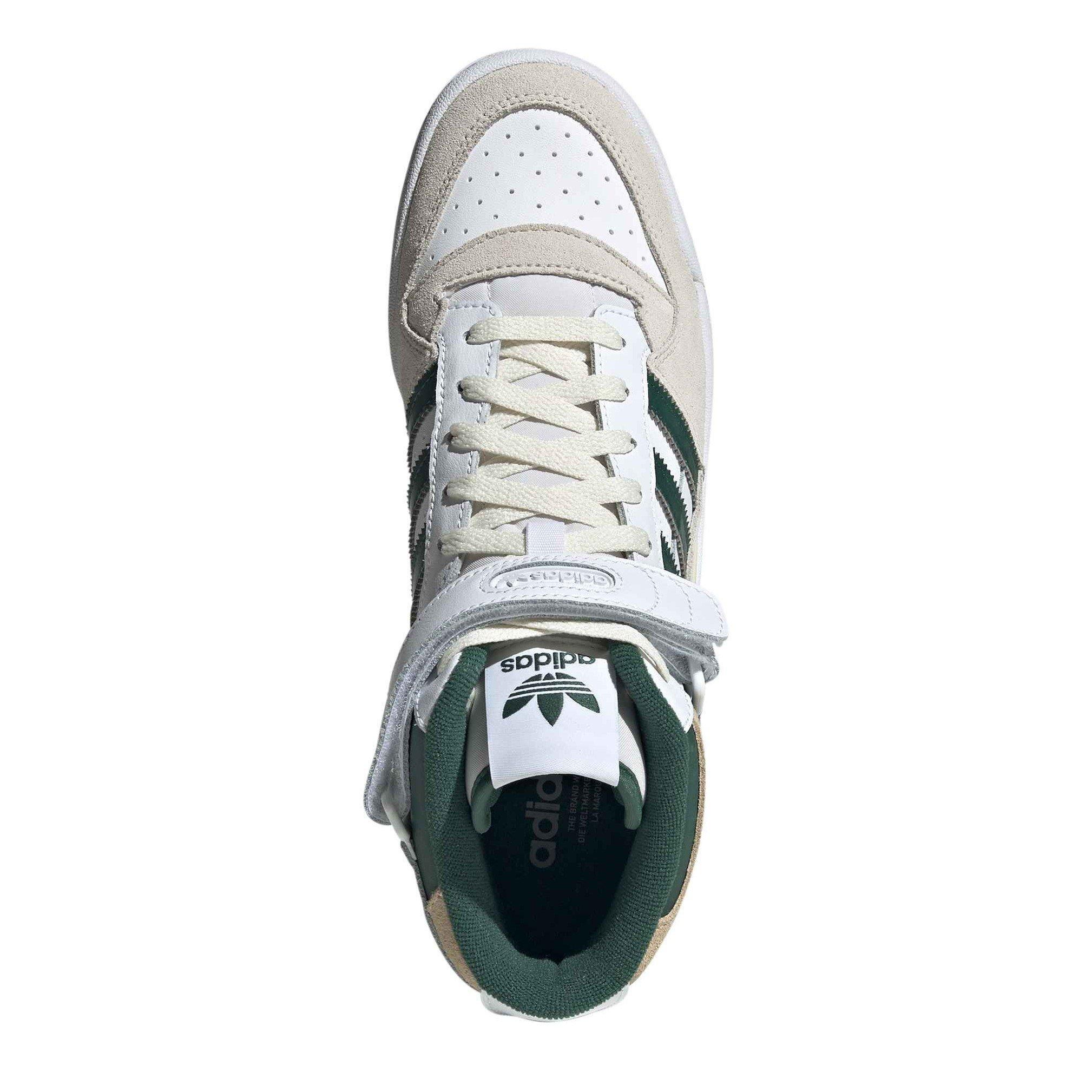 White - adidas Originals - Forum Mid Trainers - 5