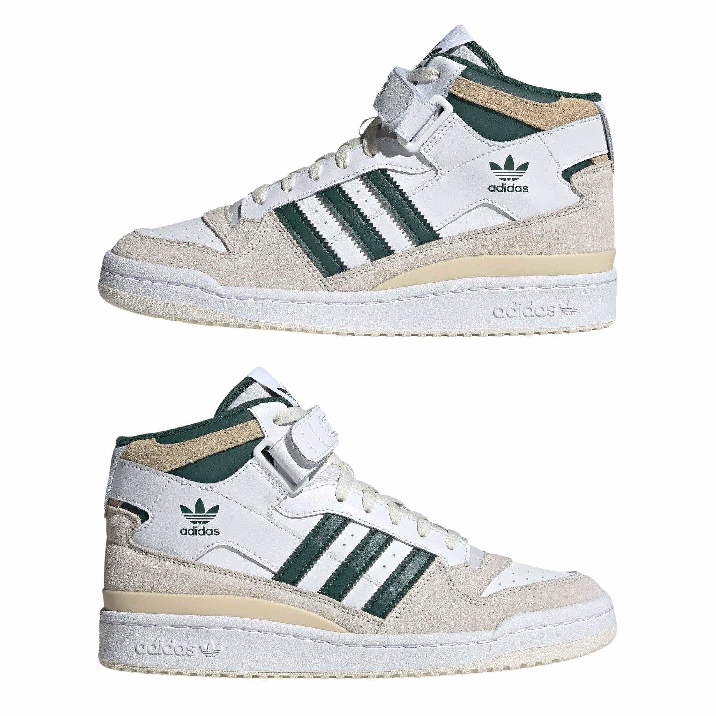 White - adidas Originals - Forum Mid Trainers - 9