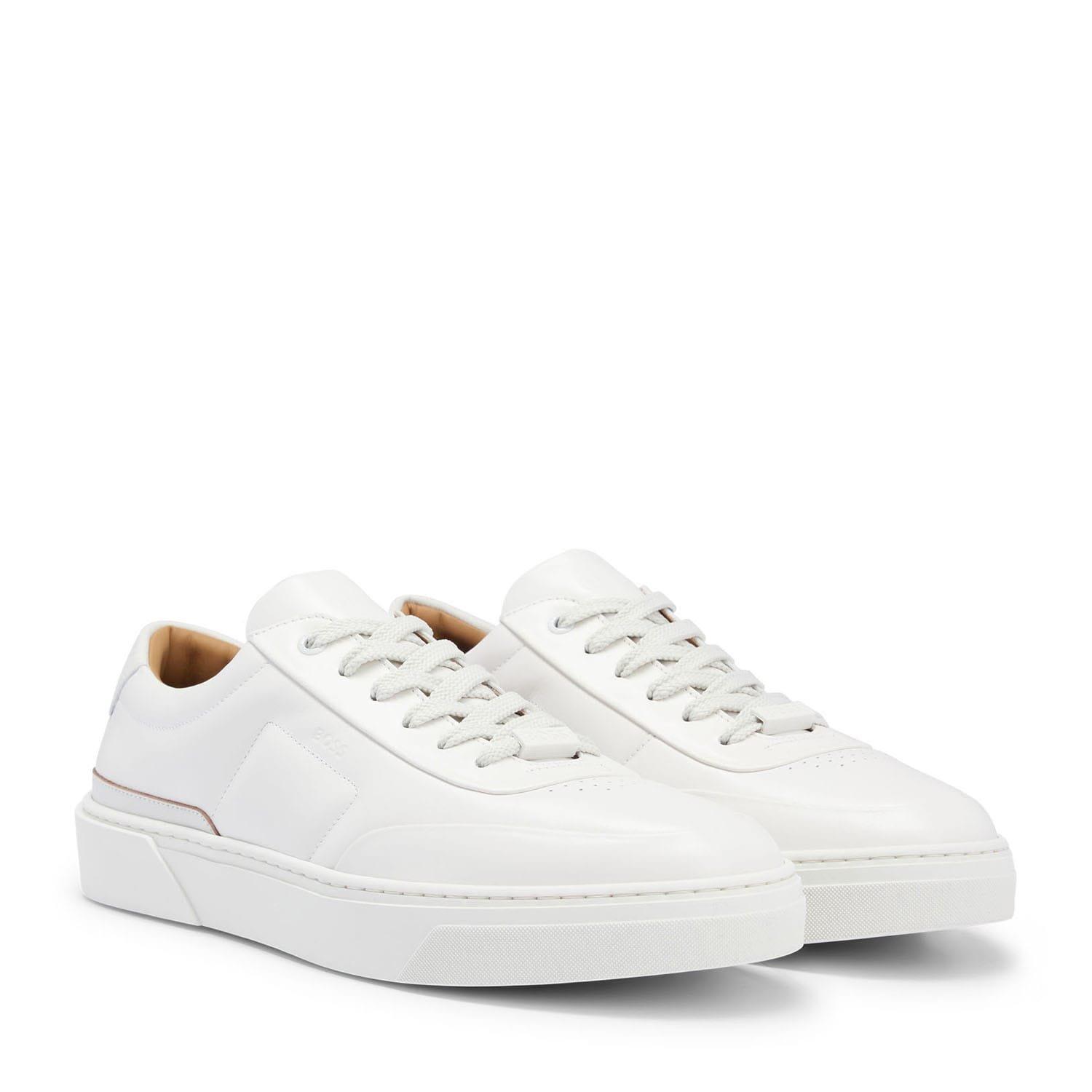White - Boss - Gary Tennis Trainers - 3