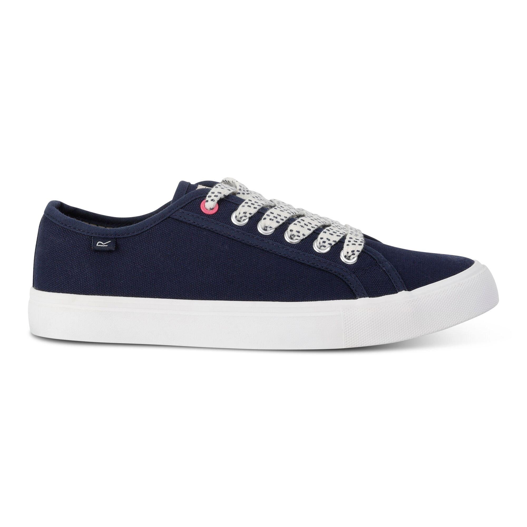 Regatta Women's Marine Canvas Trainers - Navy - UK 5