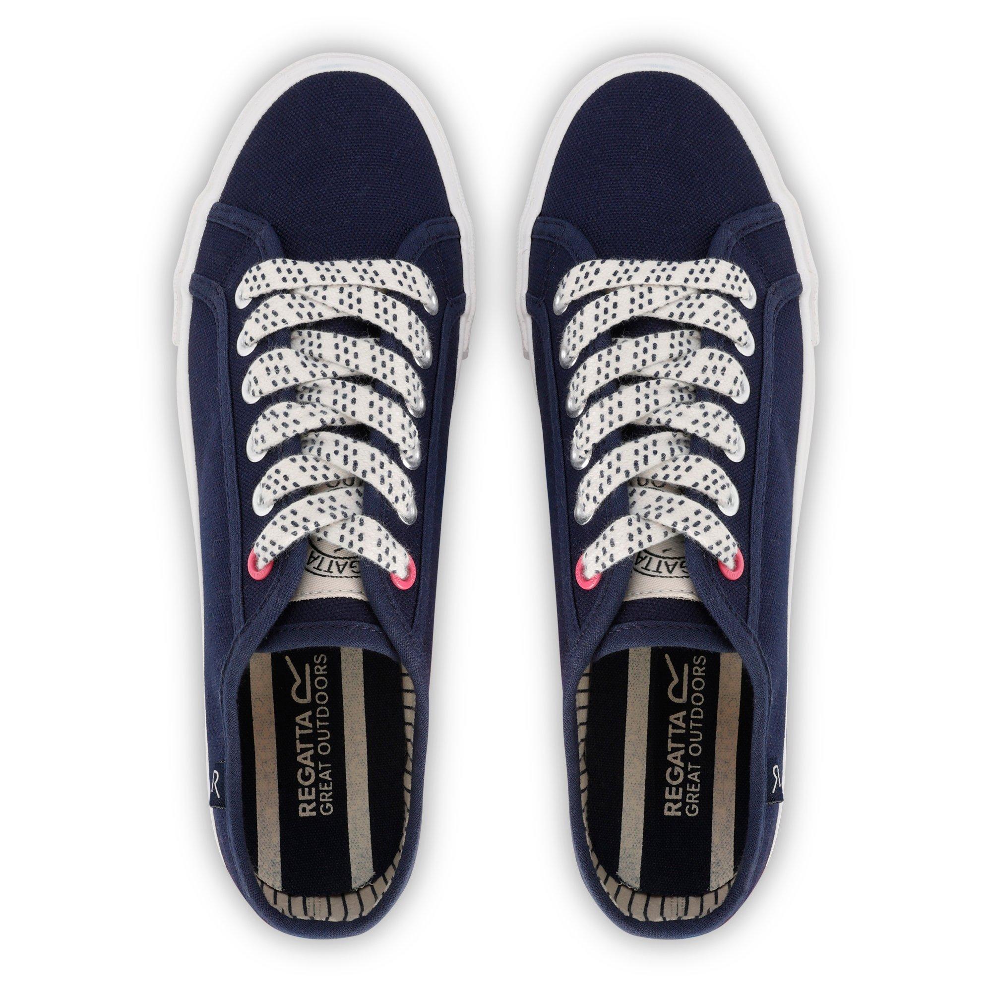 Navy - Regatta - Women's Marine Canvas Trainers - 6