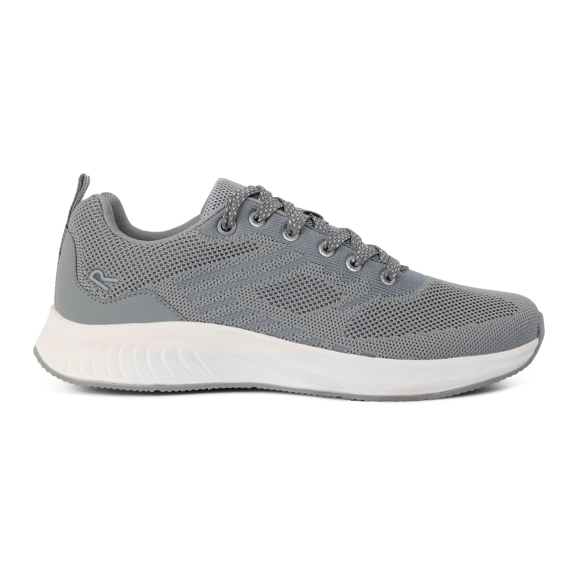 Regatta Women's Marine Woven Knit Classic Low-Top Trainers - Dark Steel - UK 8