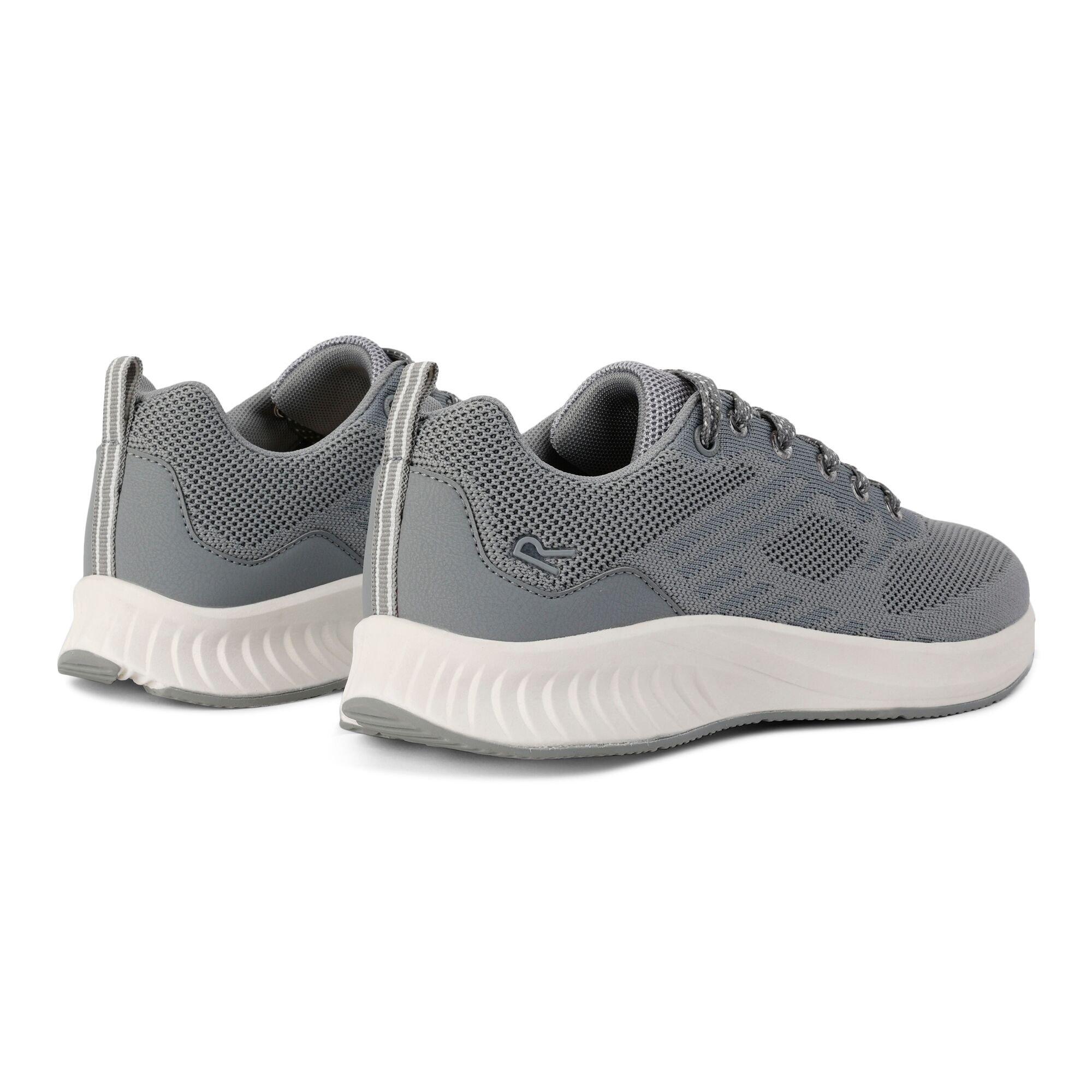 Dark Steel - Regatta - Women's Marine Woven Knit Classic Low-Top Trainers - 2
