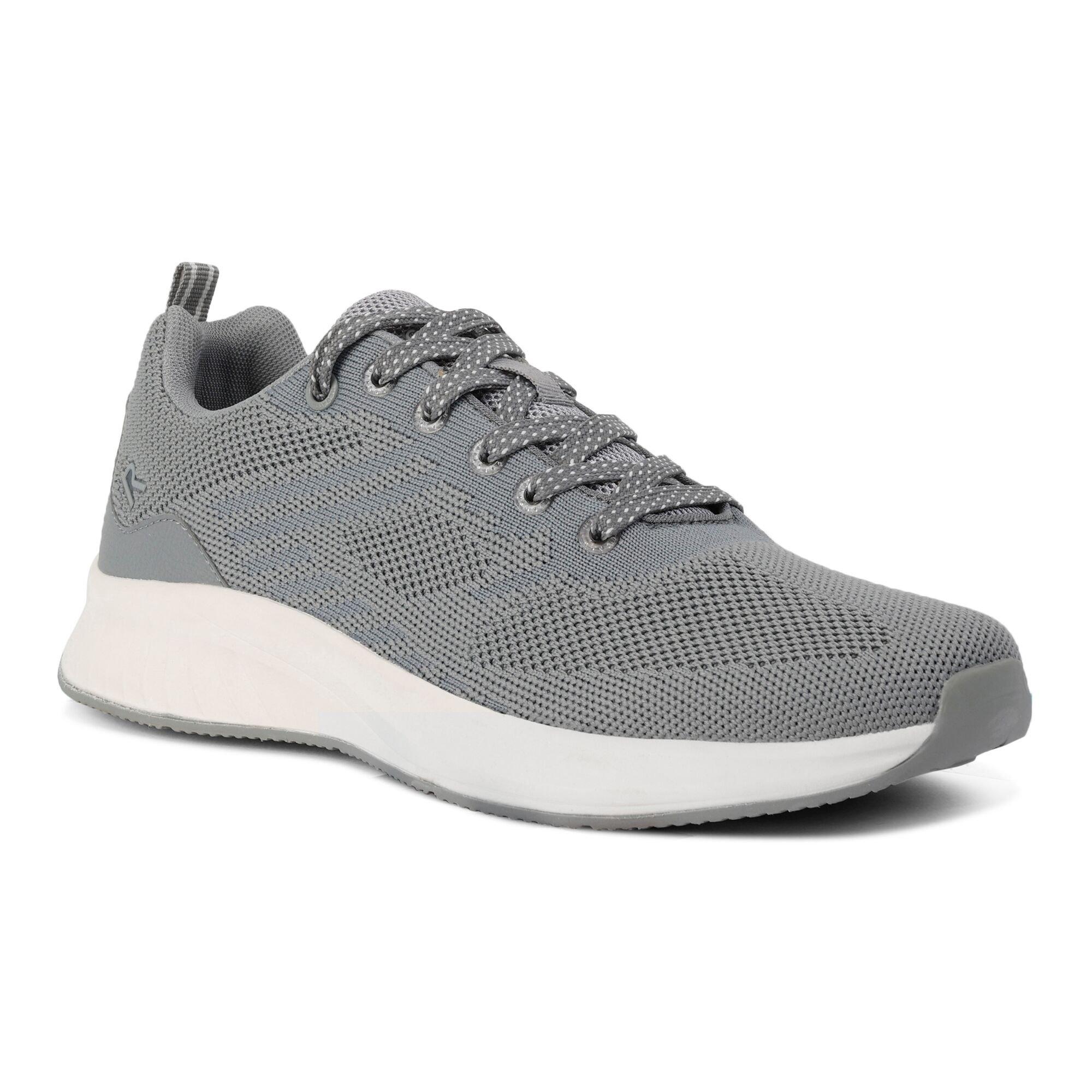 Dark Steel - Regatta - Women's Marine Woven Knit Classic Low-Top Trainers - 4