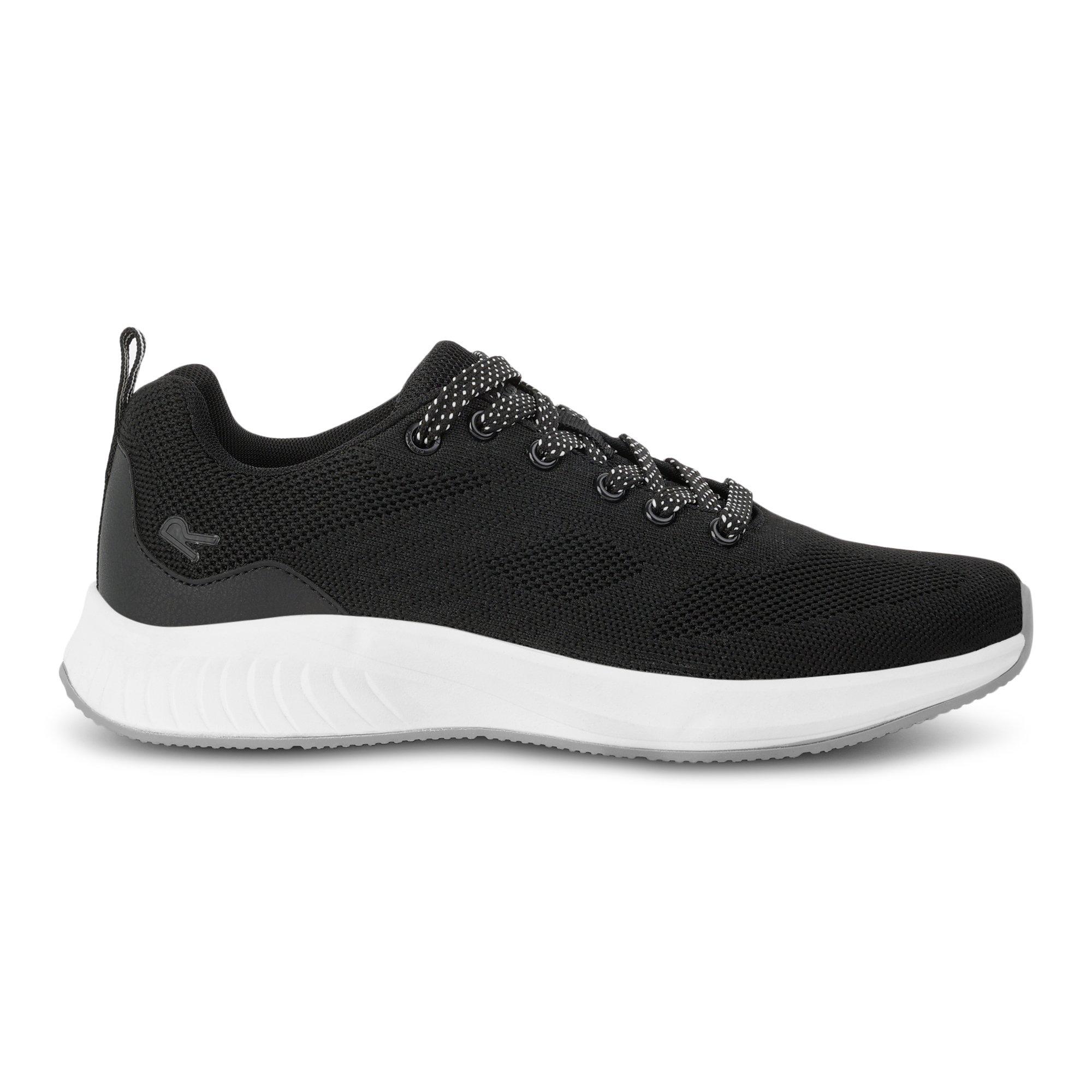 Regatta Women's Marine Woven Knit Classic Low-Top Trainers - Black - UK 3