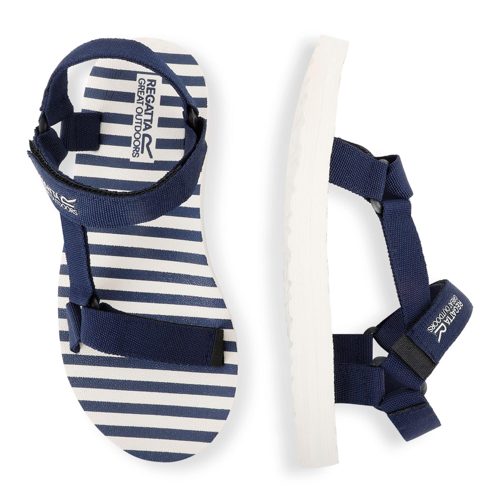 Navy/Navy Strip - Regatta - Womens Vendeavour Sandals - 3