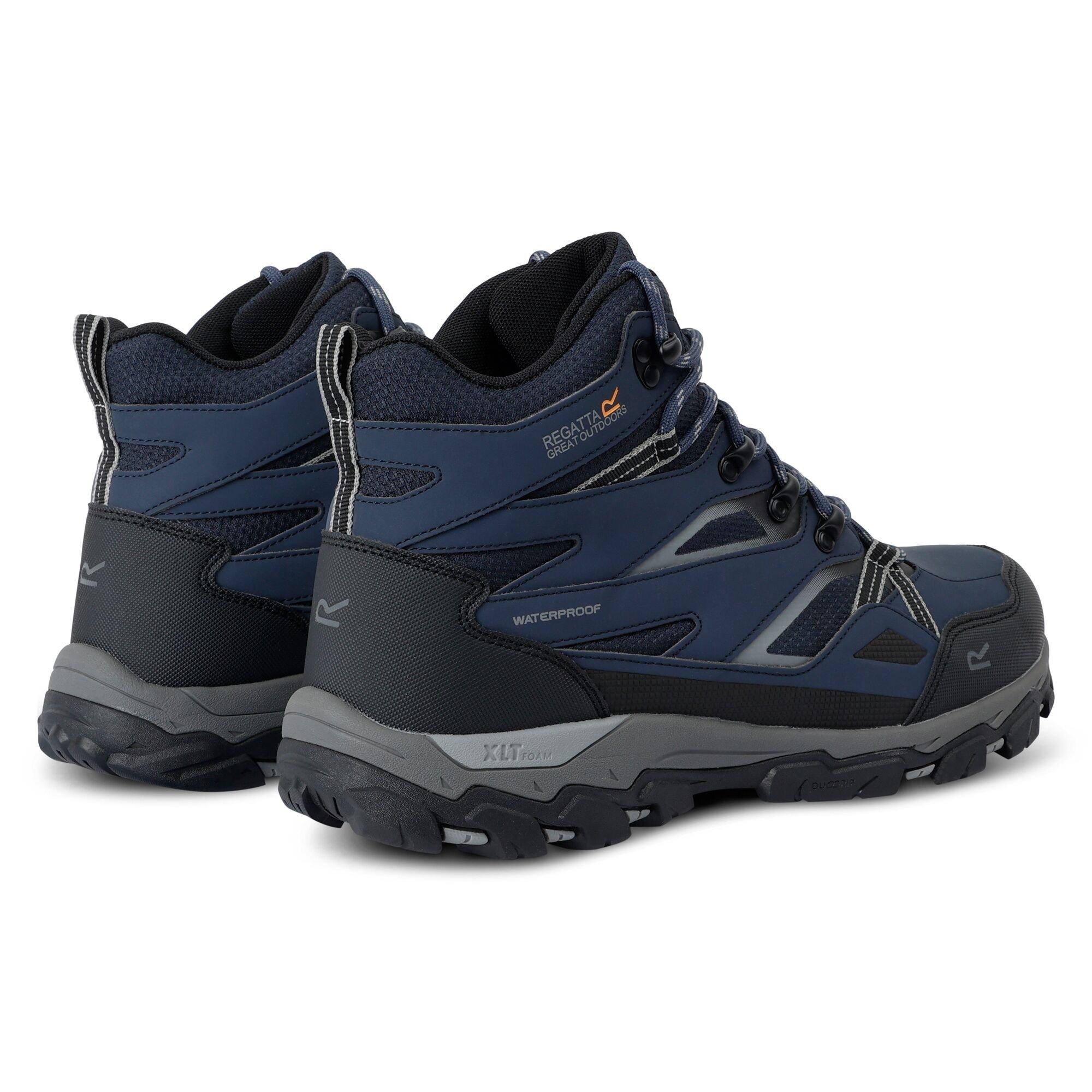 Navy Blue - Regatta - Mens Holcombe III Waterproof Walking Boots - 5
