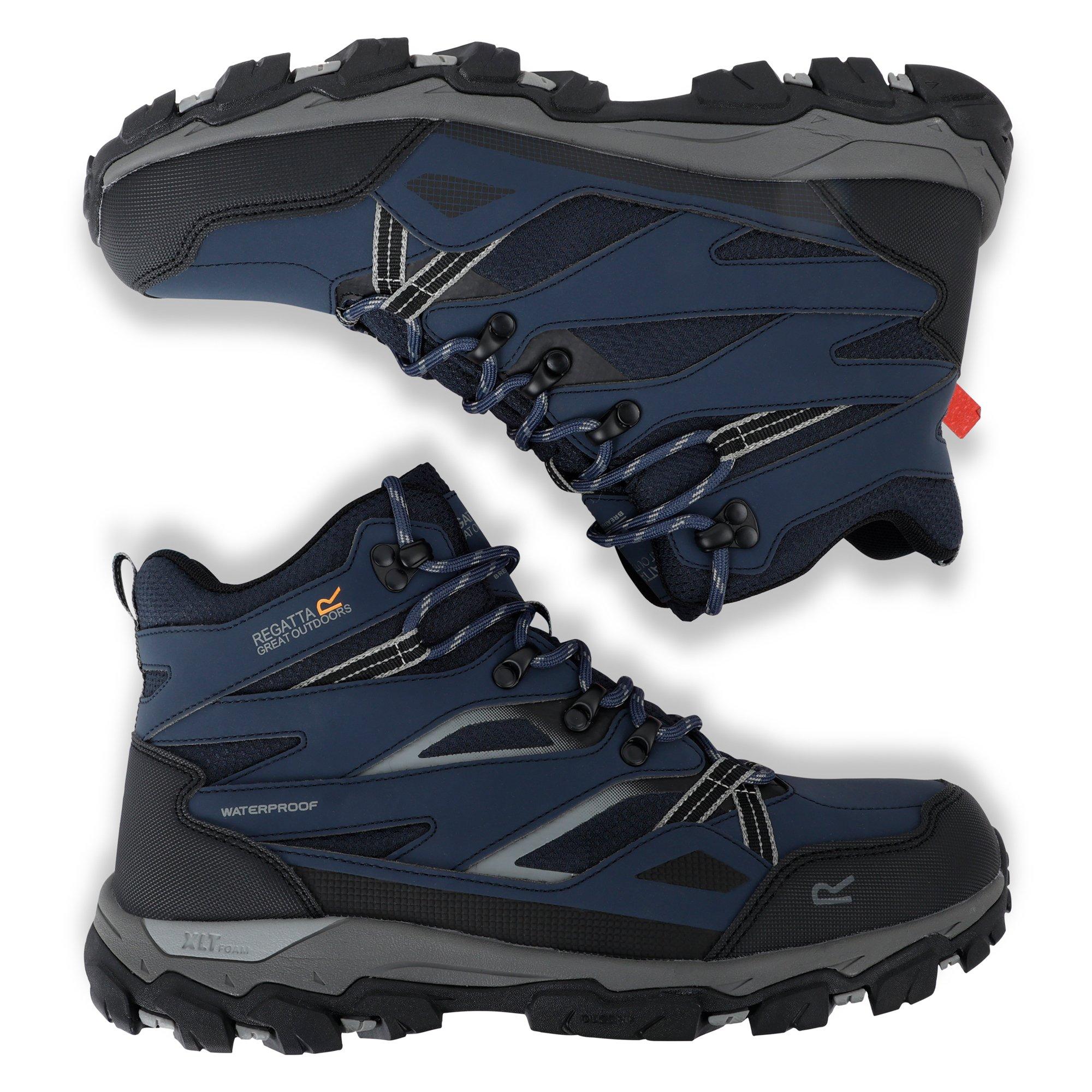 Navy Blue - Regatta - Mens Holcombe III Waterproof Walking Boots - 6