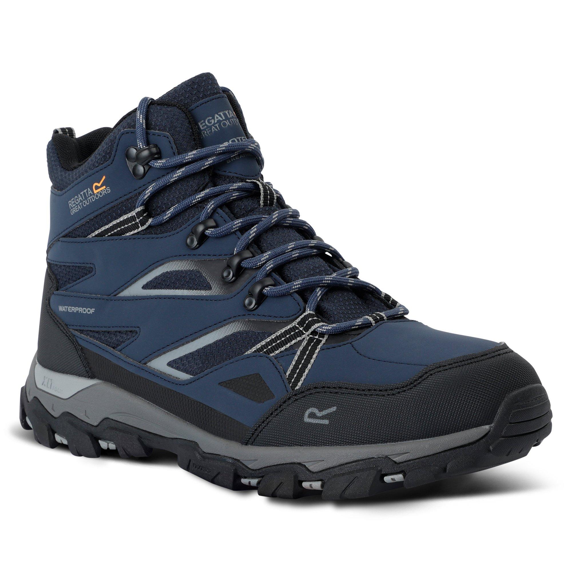 Navy Blue - Regatta - Mens Holcombe III Waterproof Walking Boots - 7