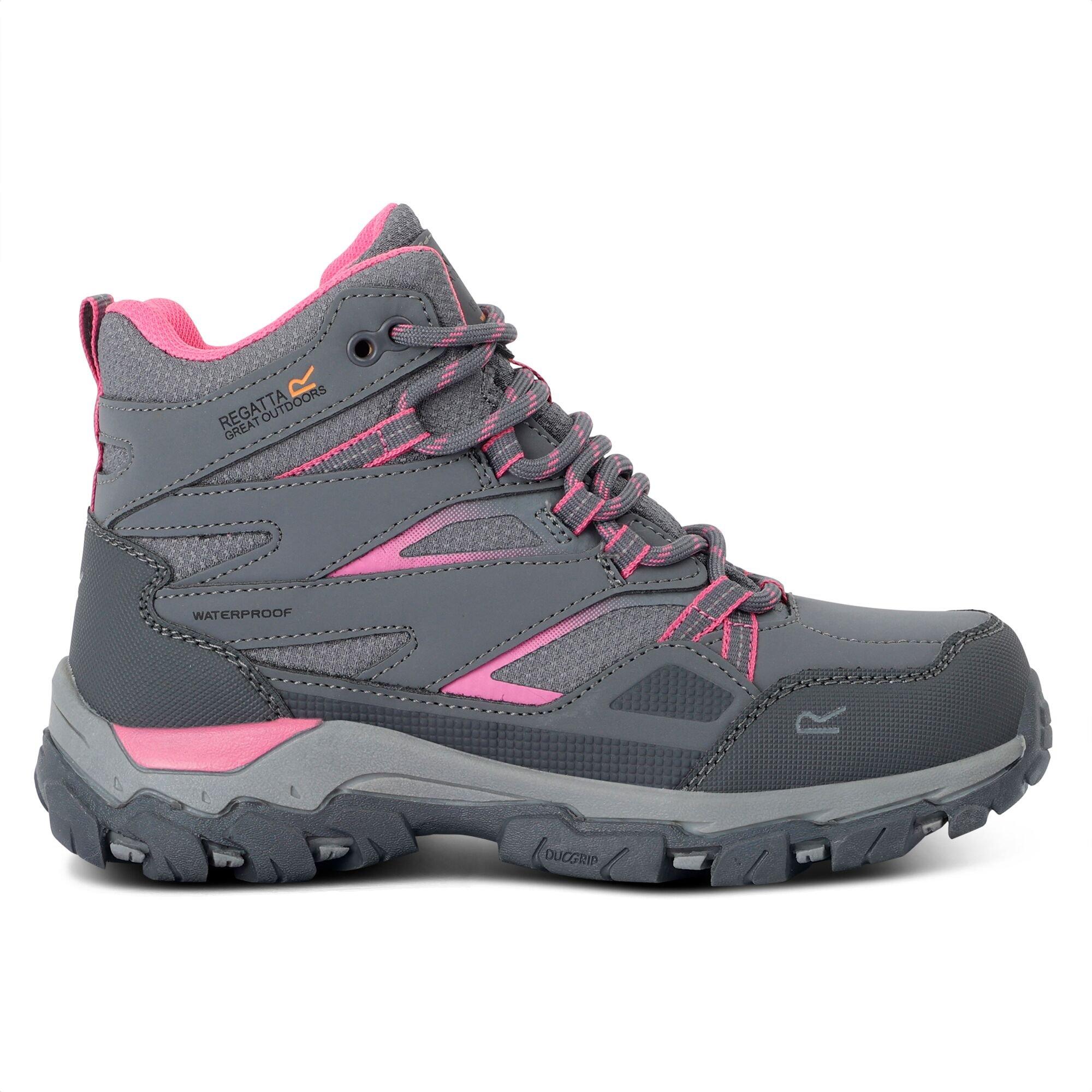 Regatta Boys Holcombe Iii Walking Boots - Steel/Tulip¿ - UK Infant 11