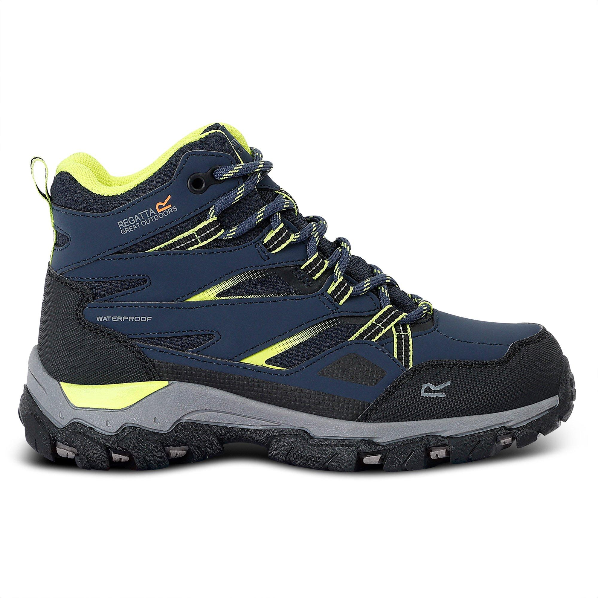 Regatta Boys Holcombe Iii Walking Boots - Navy/Lime Punch - UK 3