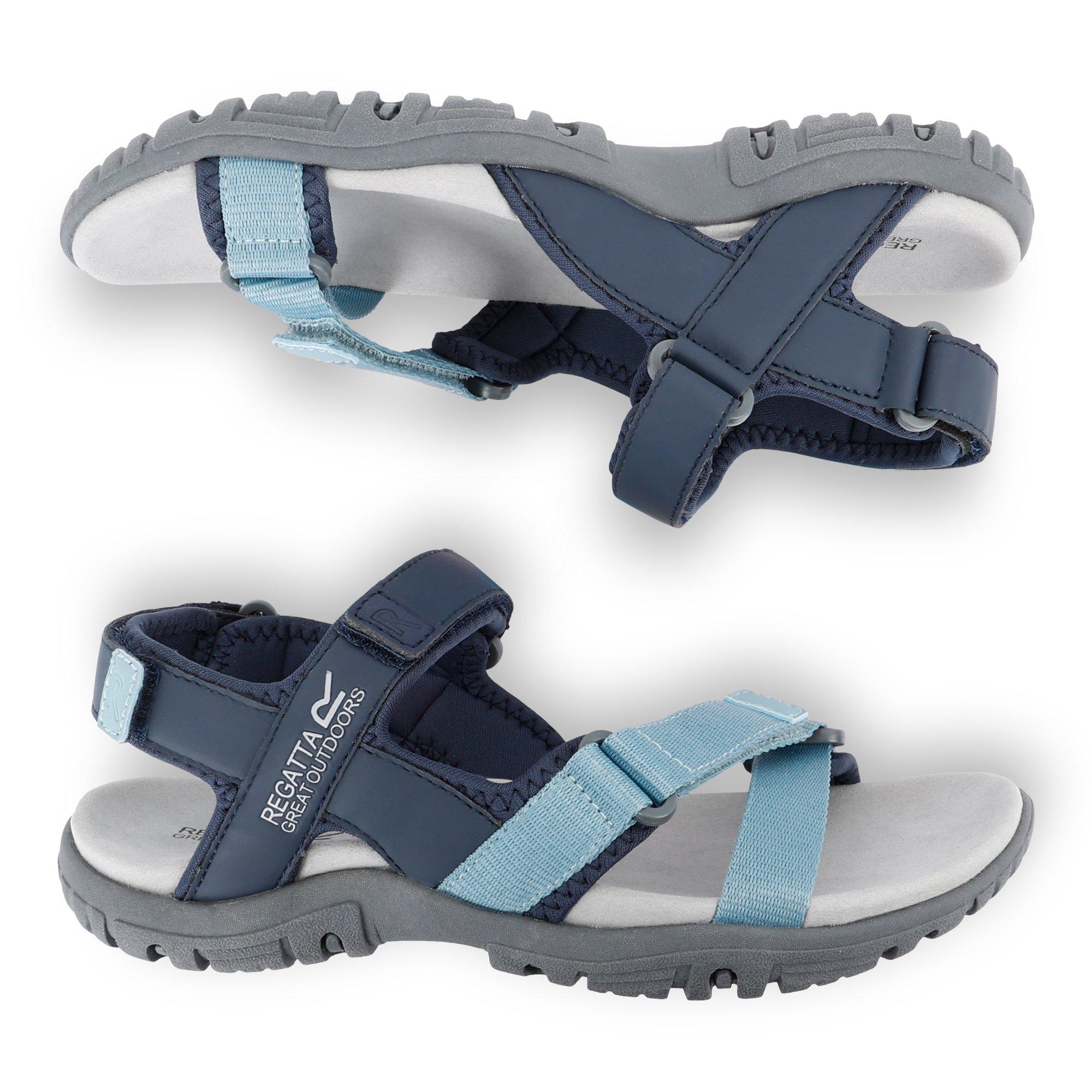 Navy/Stone Blue - Regatta - Santa Clara II Sandals - 3