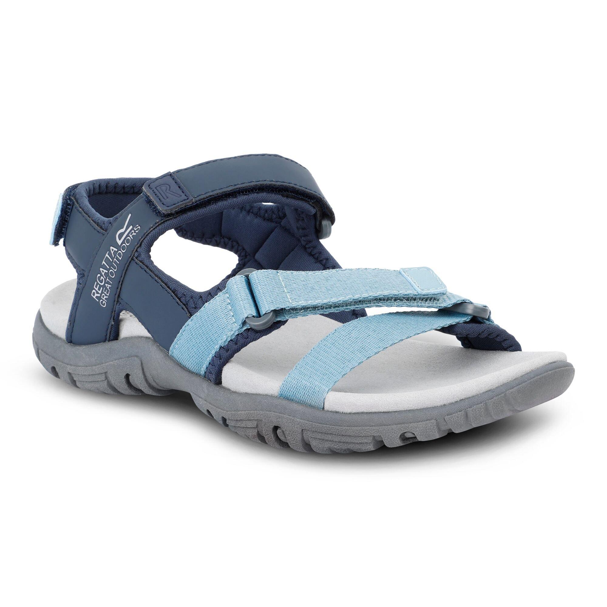 Navy/Stone Blue - Regatta - Santa Clara II Sandals - 4