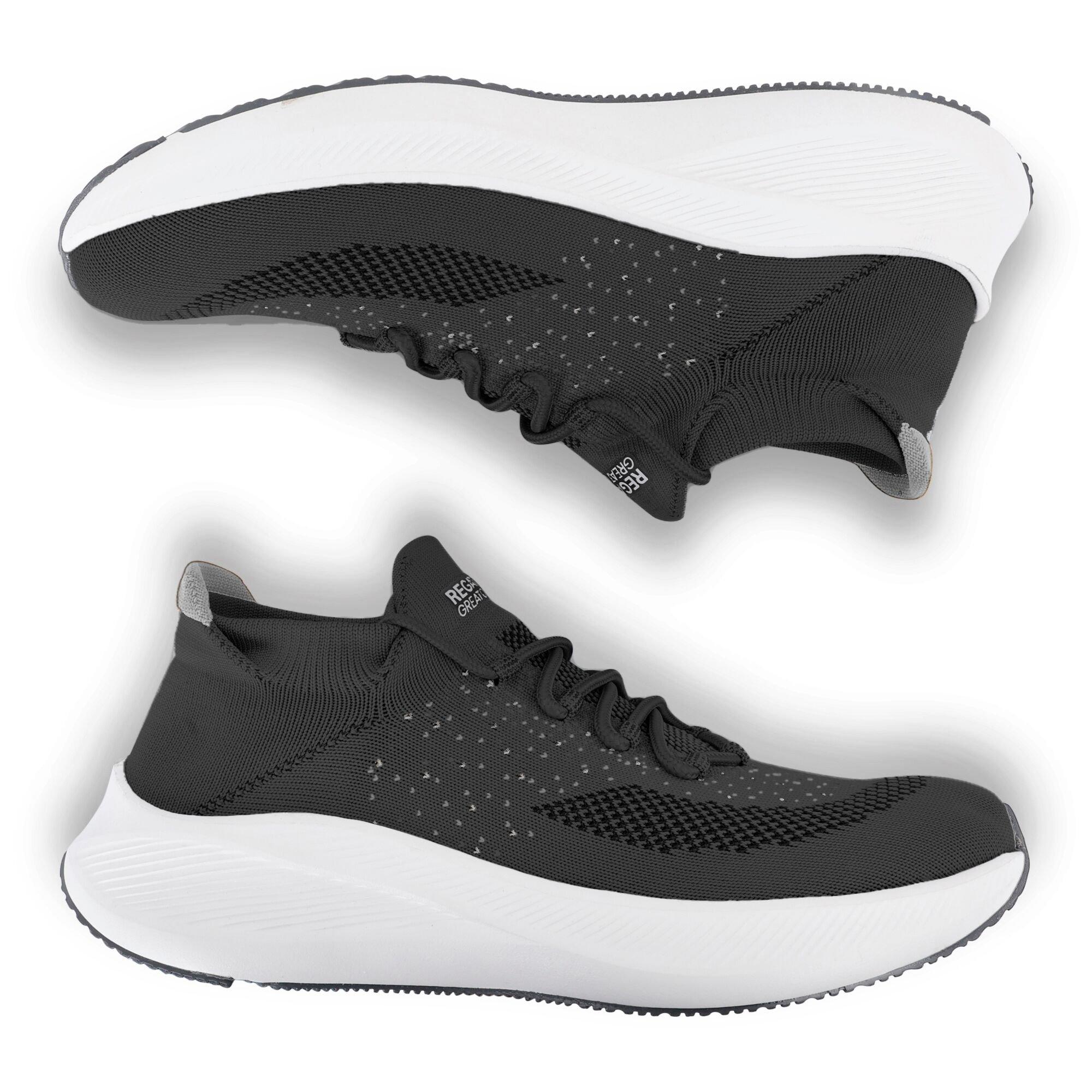 Black/Grey - Regatta - Men's Orton Classic Low-Top Trainers - 3