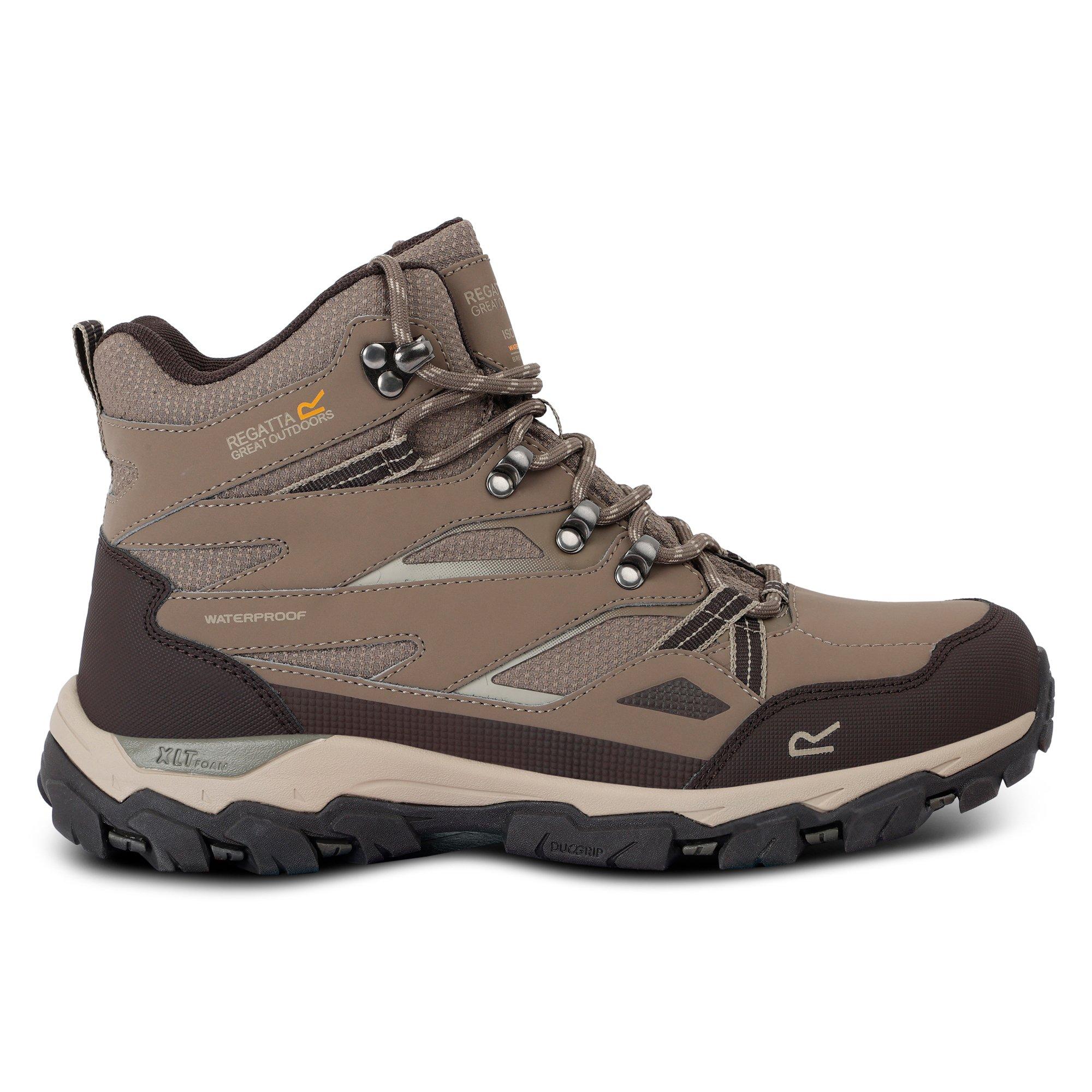 Walnut/White Pe - Regatta - Womens Holcombe III Walking Boots - 1