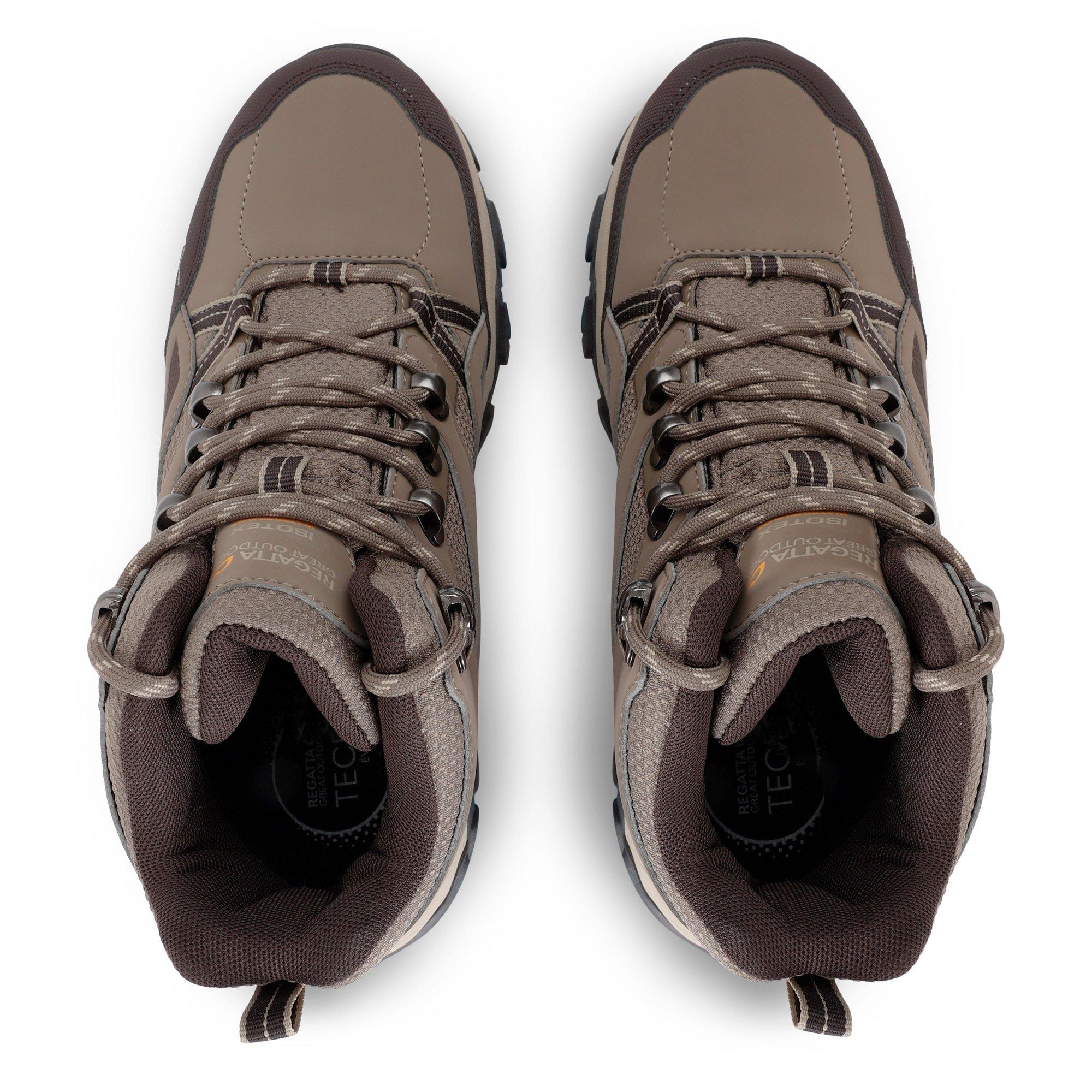 Walnut/White Pe - Regatta - Womens Holcombe III Walking Boots - 7