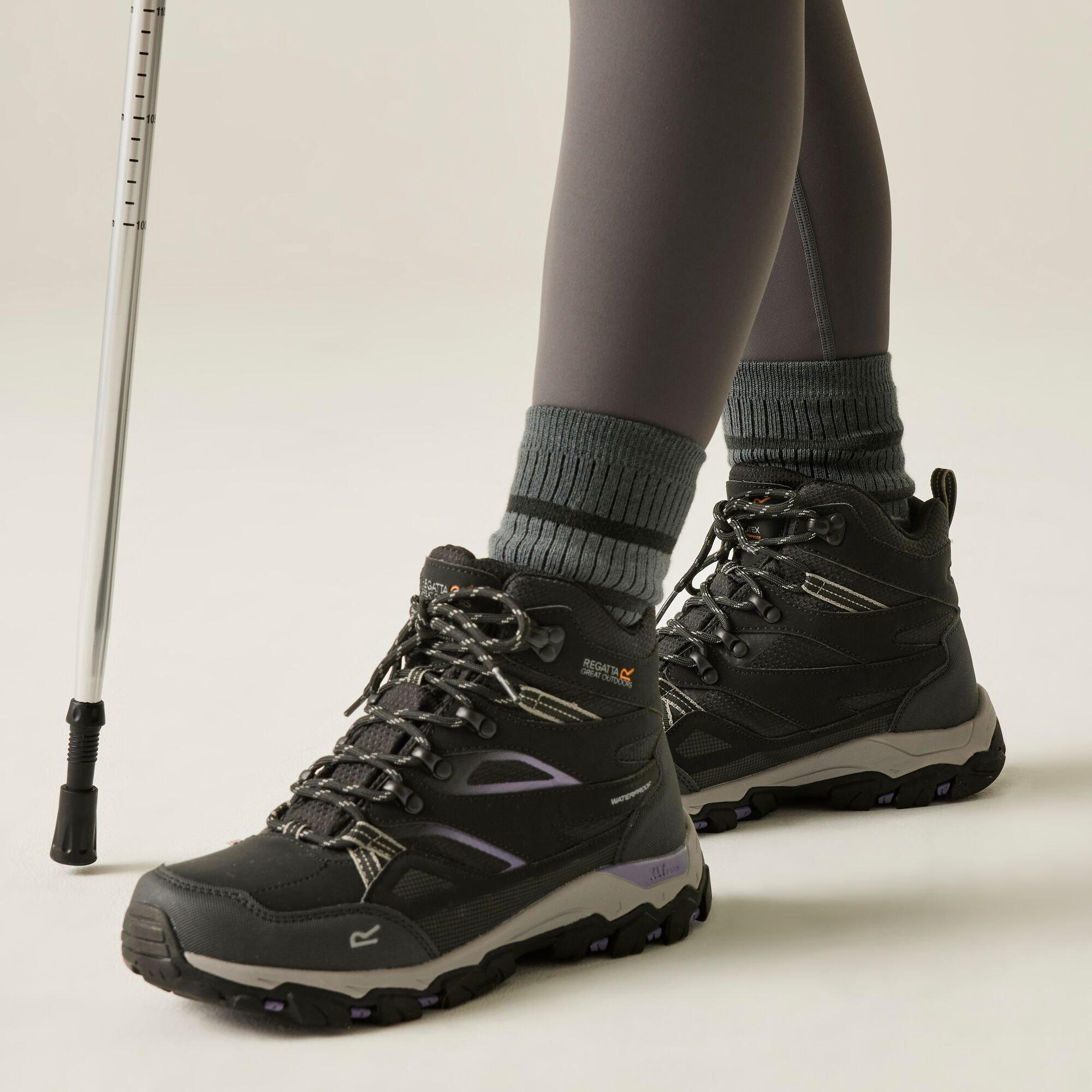 Regatta Women's Holcombe Iii Waterproof Isotex Boots - Black/Purple Sa - EU38/UK5