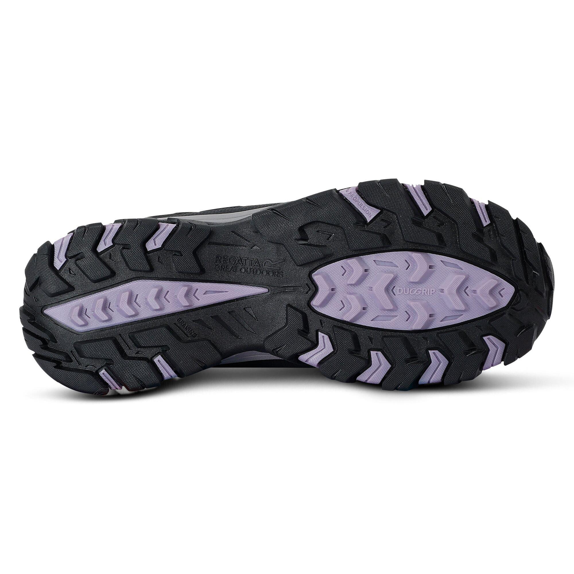 Black/Purple Sa - Regatta - Womens Holcombe III Waterproof Walking Boots - 7