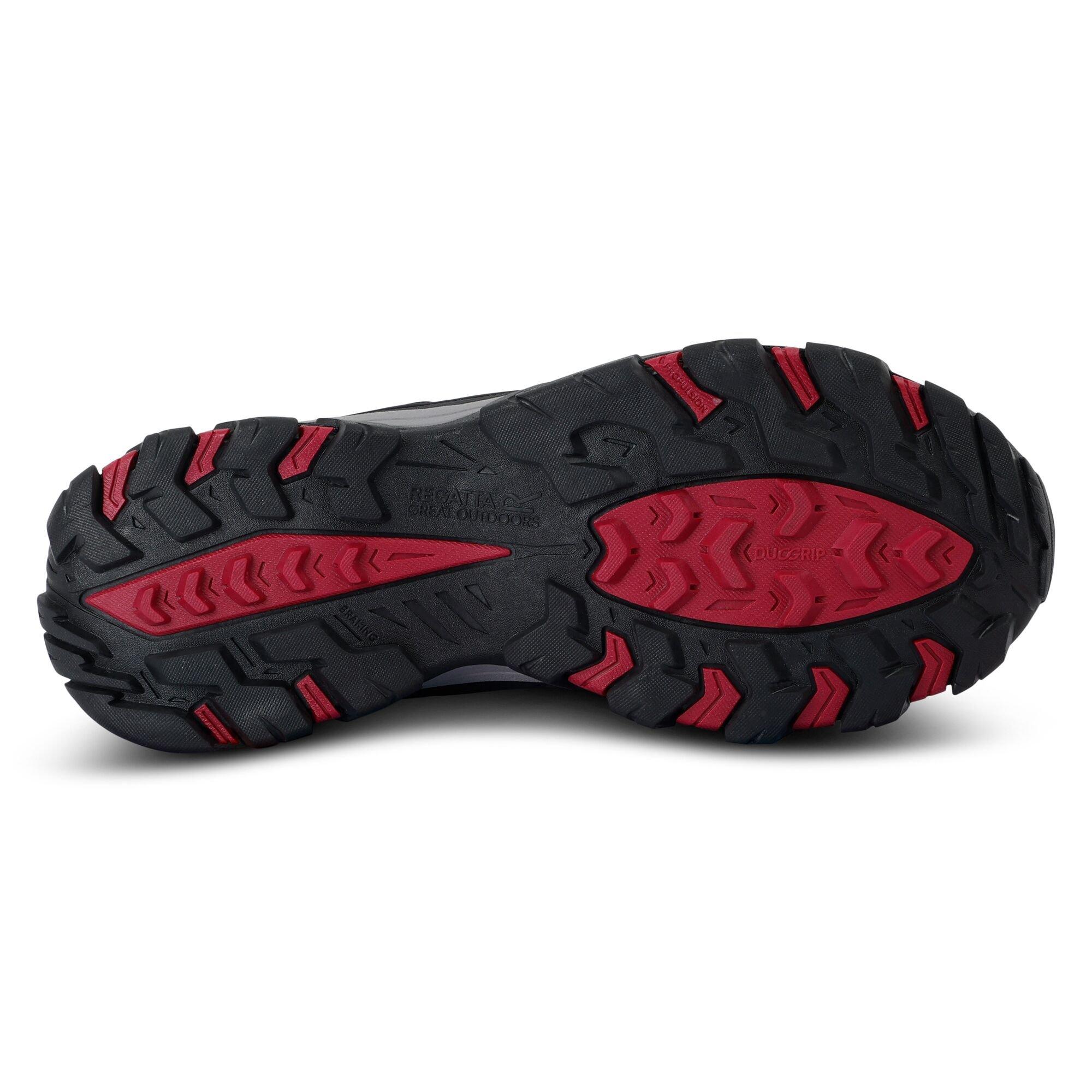Black/Beaujolai - Regatta - Womens Holcombe III Low Waterproof Walking Shoes - 5
