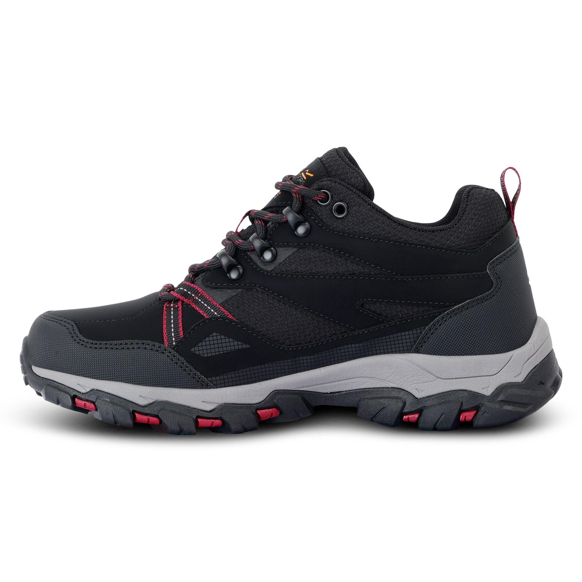Black/Beaujolai - Regatta - Womens Holcombe III Low Waterproof Walking Shoes - 9