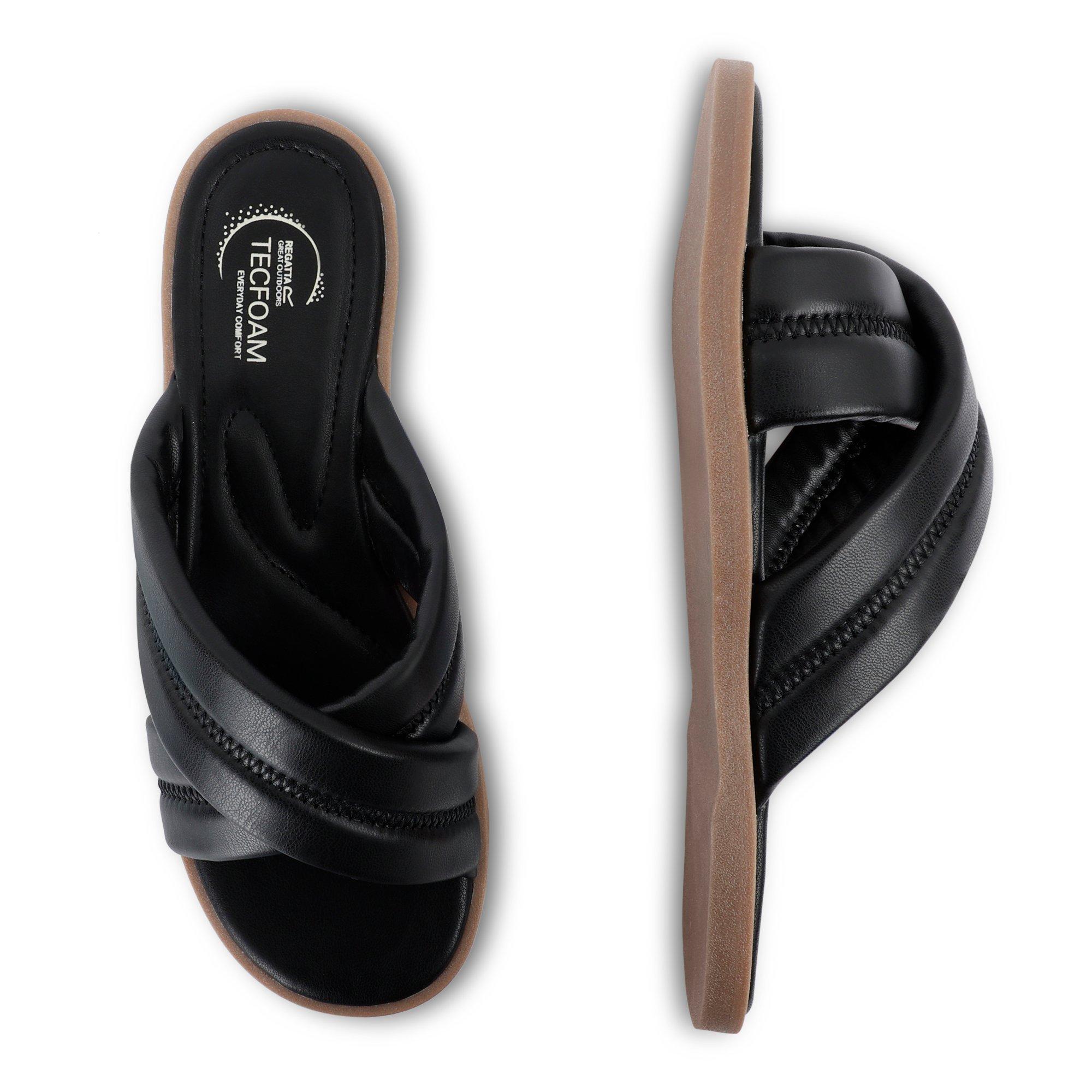 Black - Regatta - Women's Carradine Walking Sandals - 3