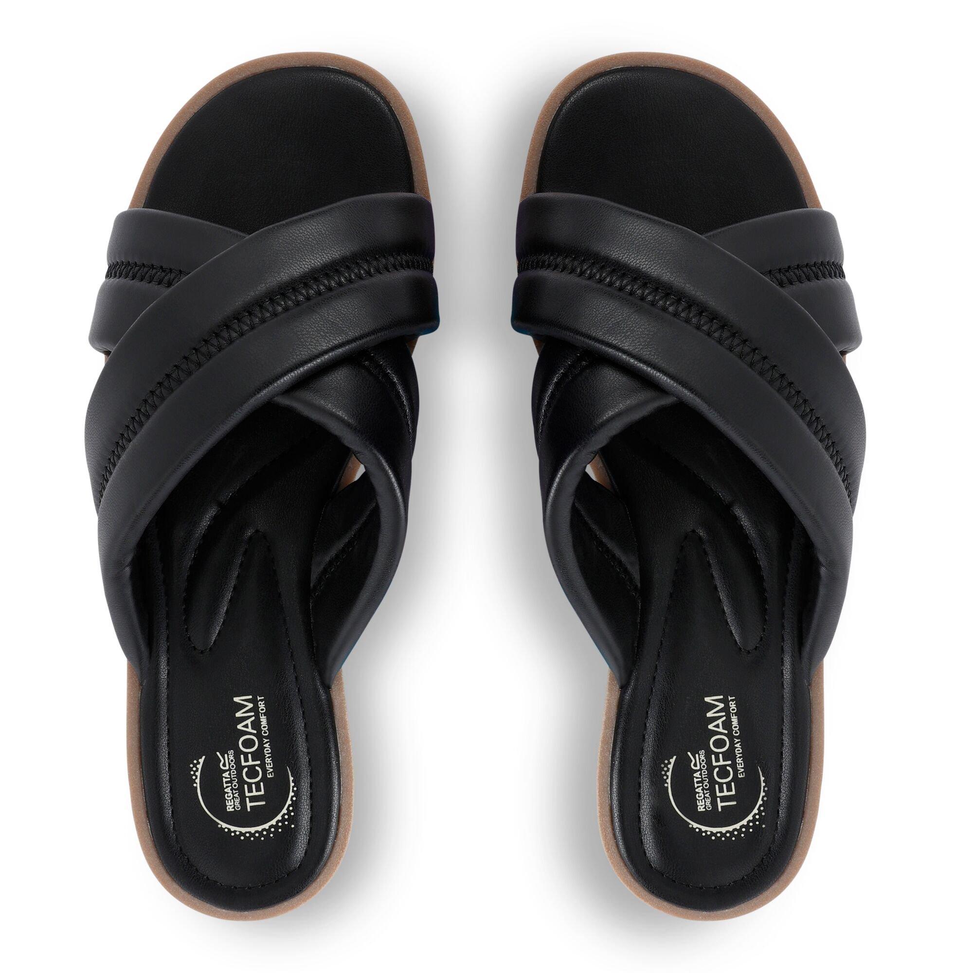 Black - Regatta - Women's Carradine Walking Sandals - 6