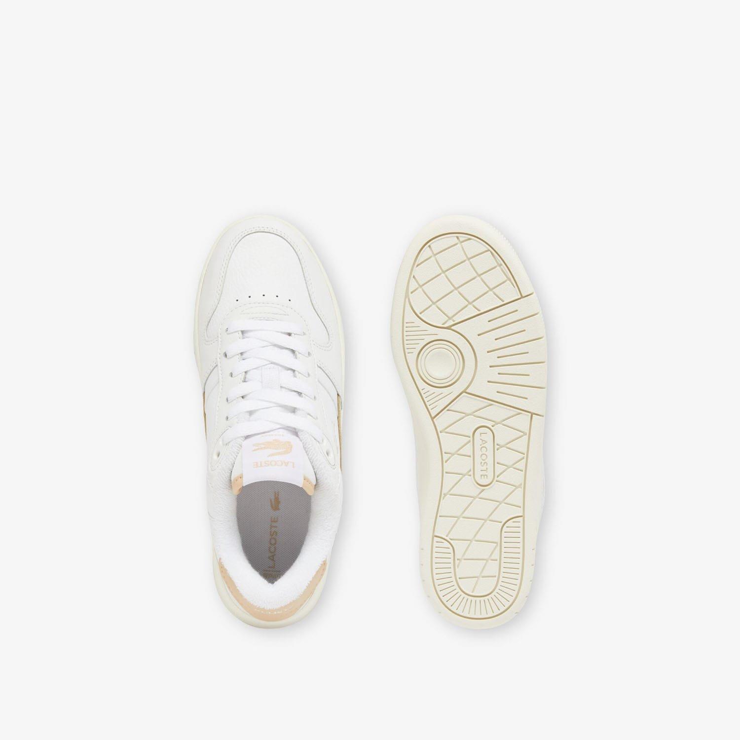 White - Lacoste - T-Clip Platform Leather Trainers - 4