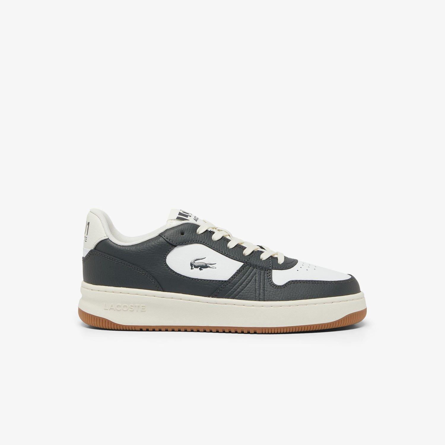Grey - Lacoste - L001 Set Leather Trainers - 1