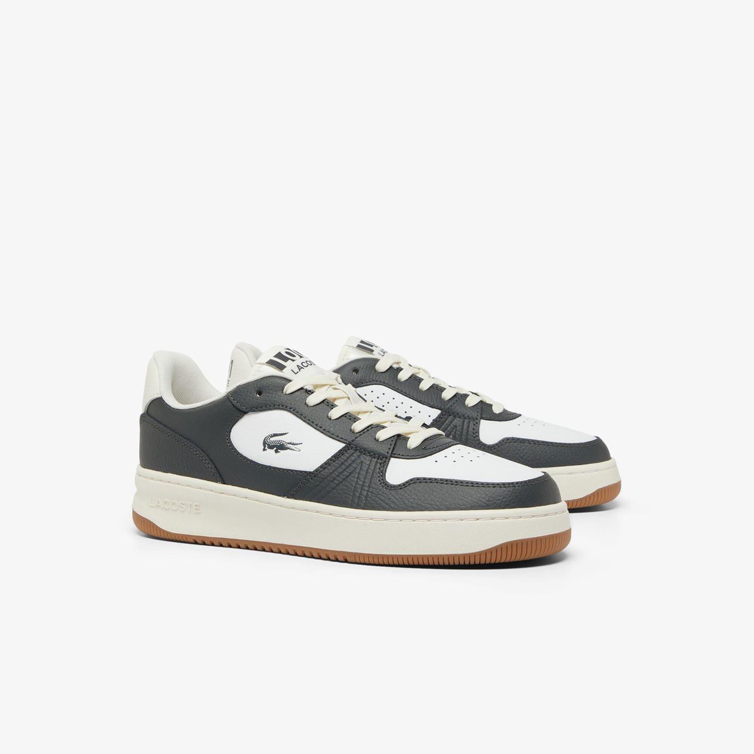 Grey - Lacoste - L001 Set Leather Trainers - 2