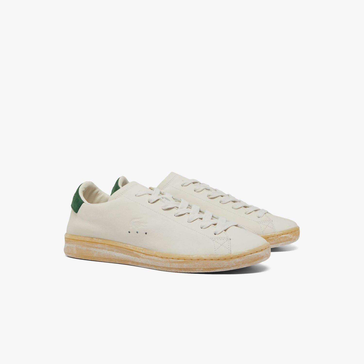 White - Lacoste - Carnaby Set Leather Trainers - 2