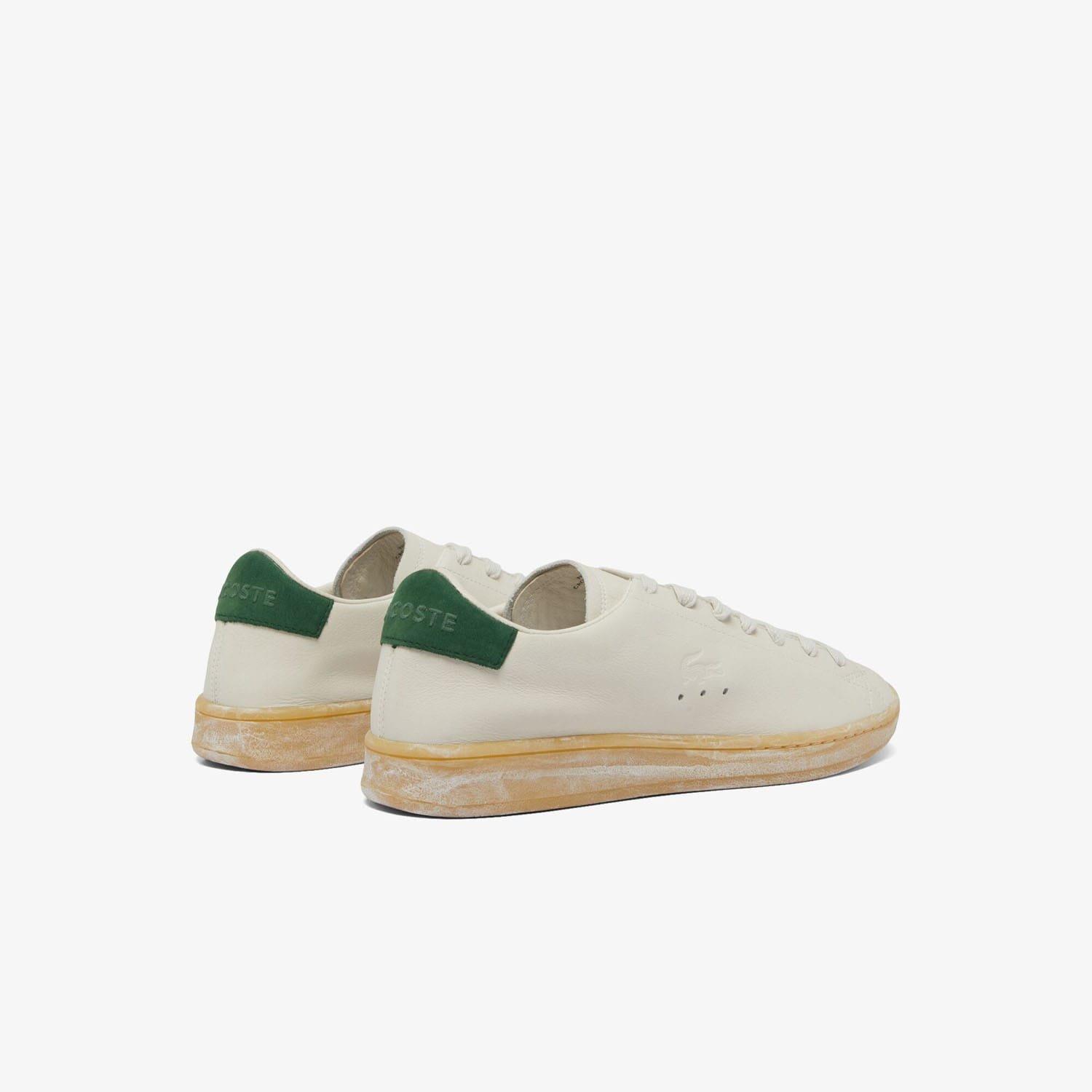 White - Lacoste - Carnaby Set Leather Trainers - 3
