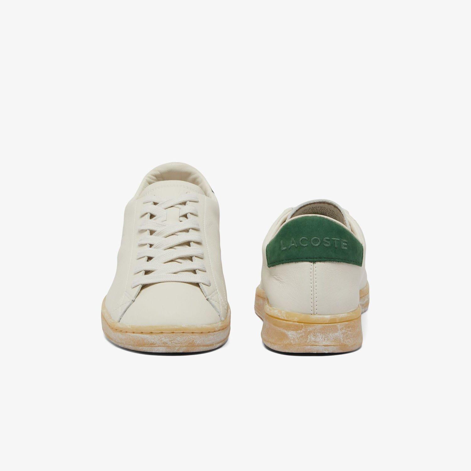 White - Lacoste - Carnaby Set Leather Trainers - 4