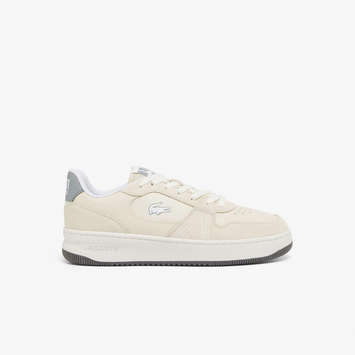White Grey - Lacoste - L001 Set Suede Trainers - 1