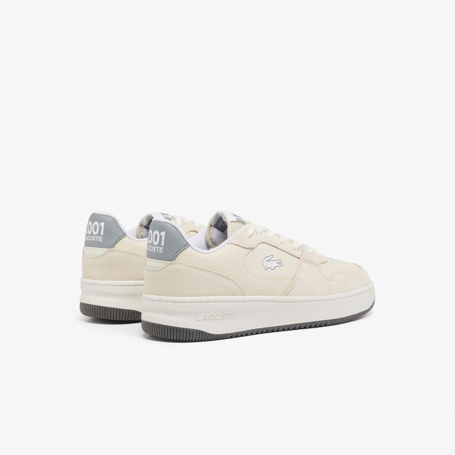 White Grey - Lacoste - L001 Set Suede Trainers - 2