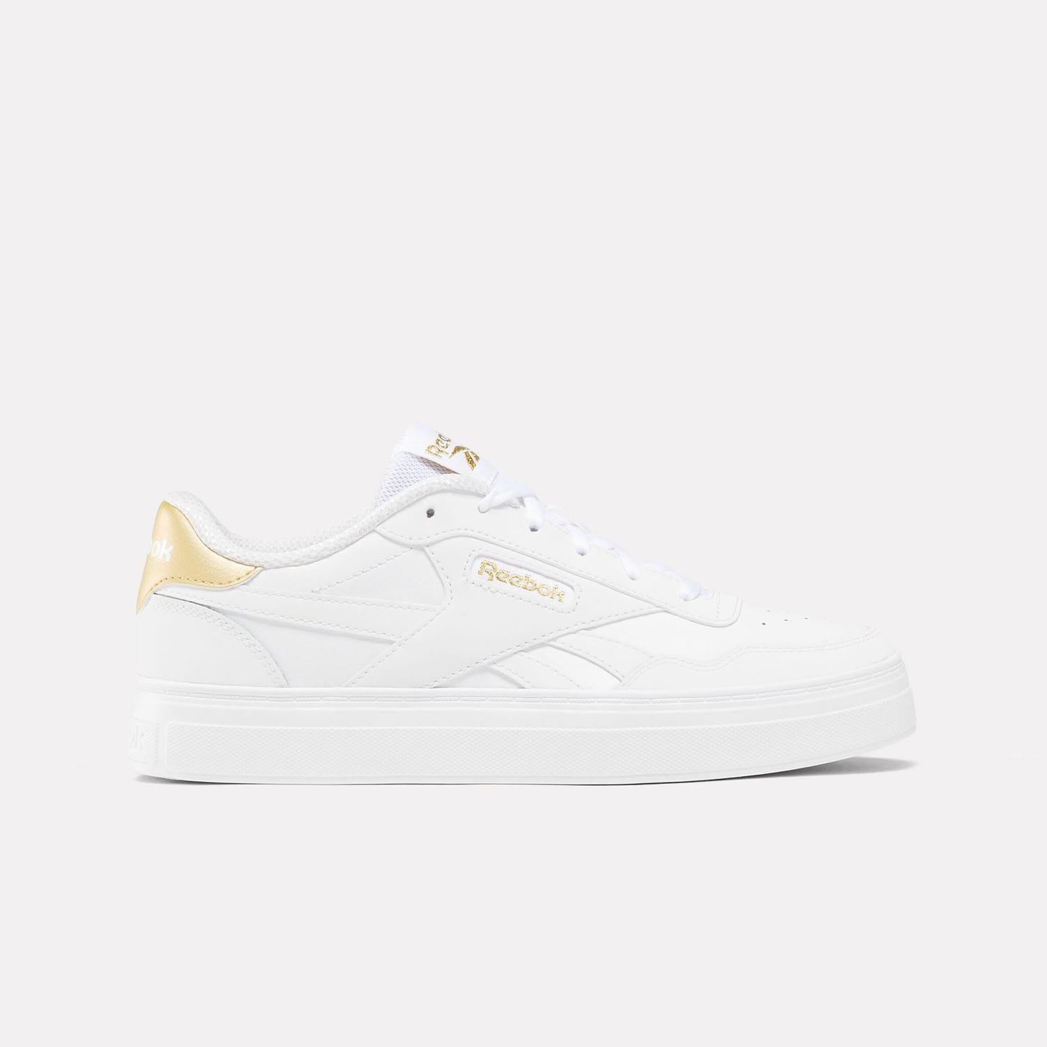White Gold - Reebok - Court Advance Clip Trainers - 1