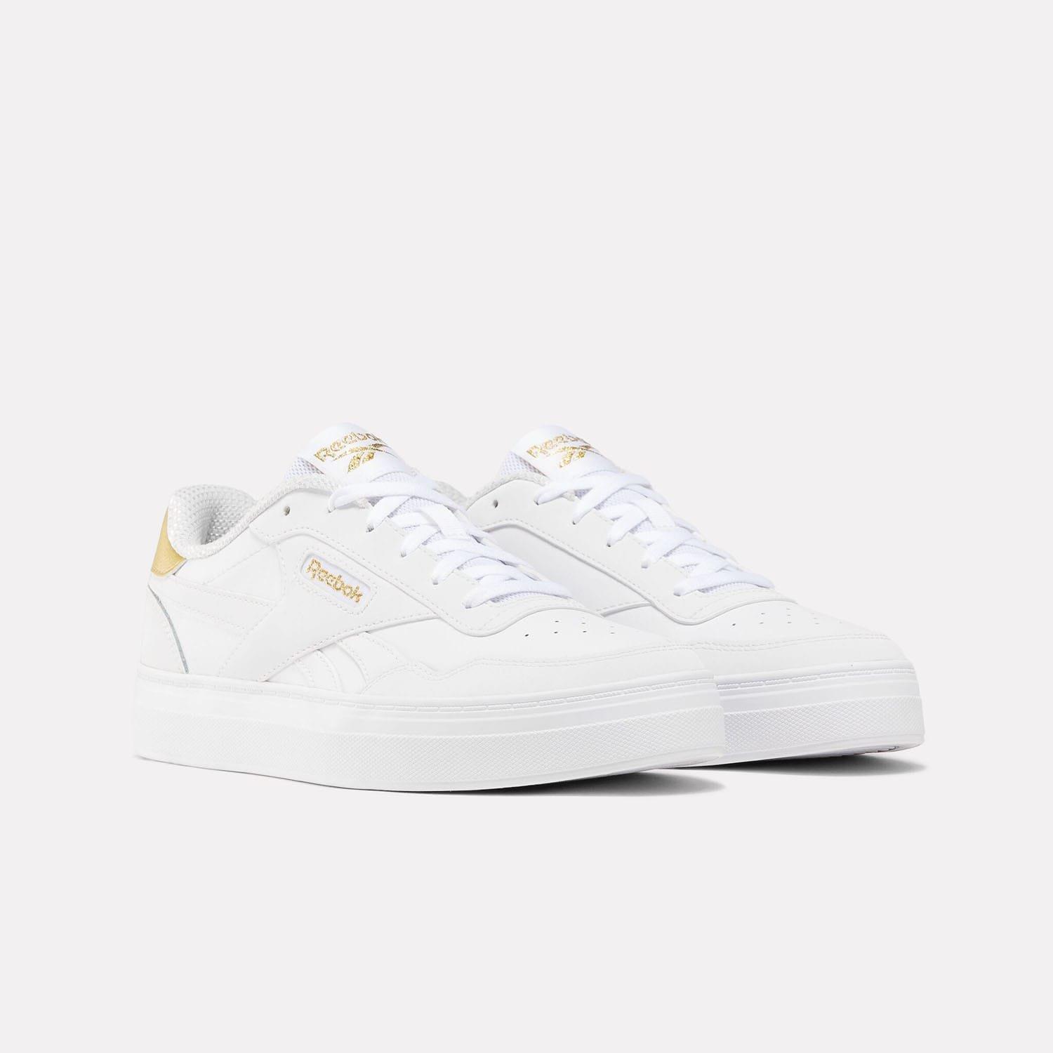 White Gold - Reebok - Court Advance Clip Trainers - 2