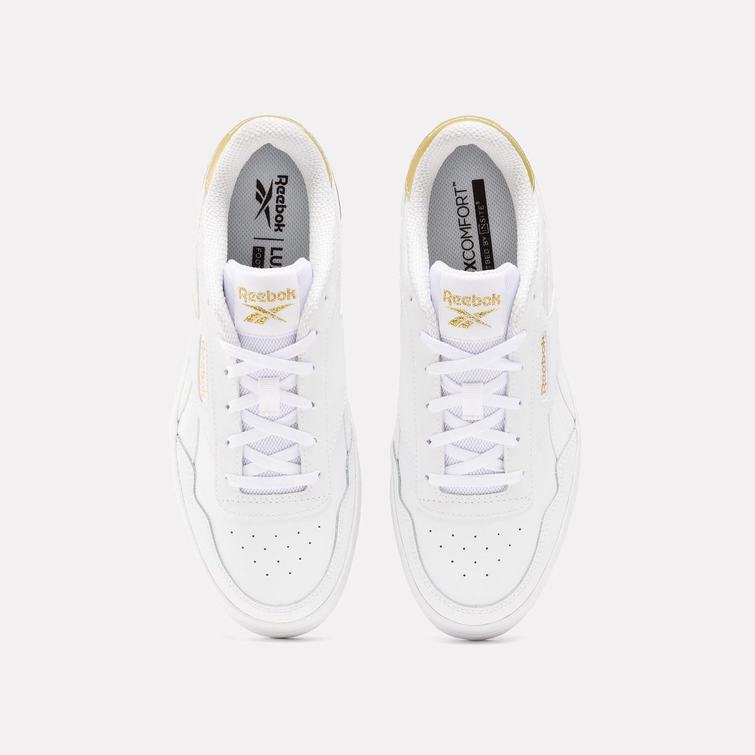 White Gold - Reebok - Court Advance Clip Trainers - 5