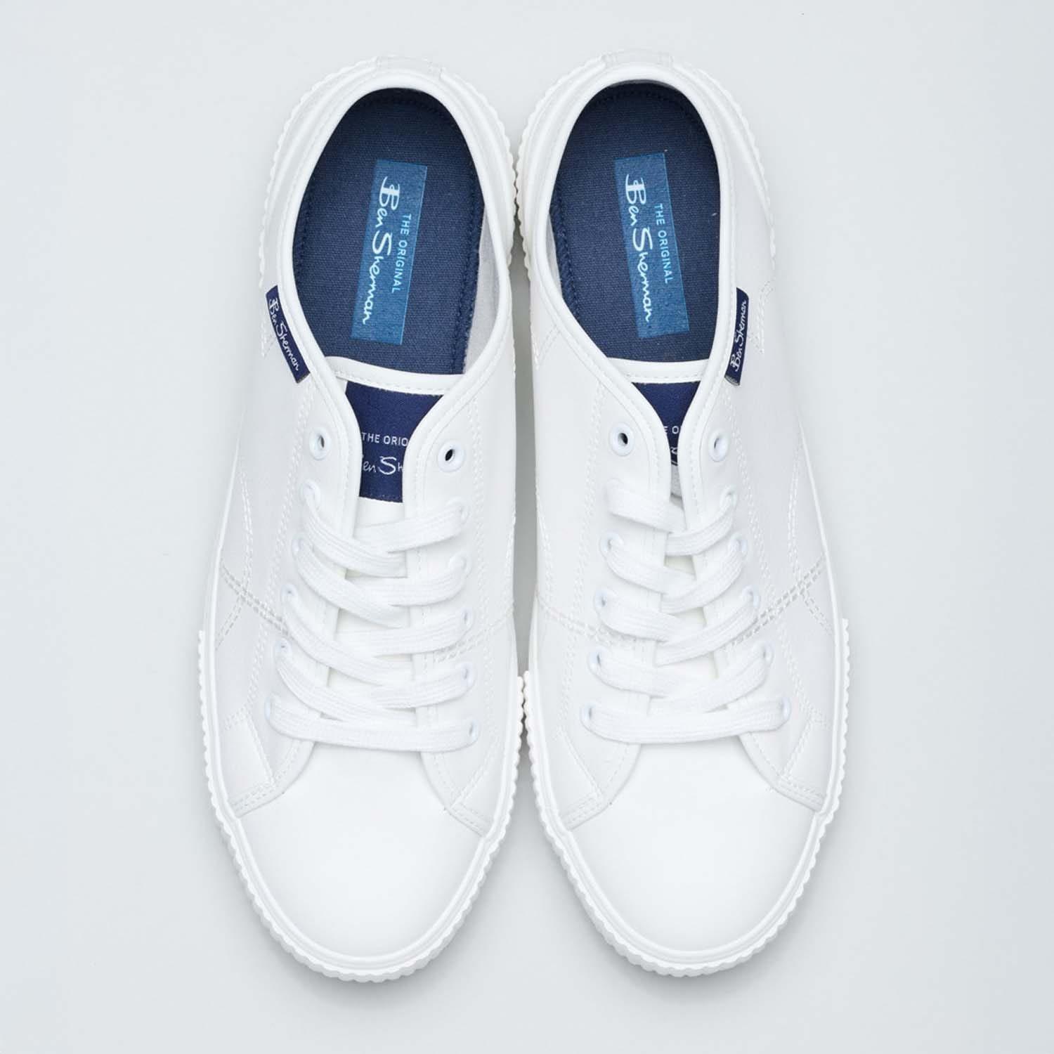 White - Ben Sherman - Canvey Trainers - 3