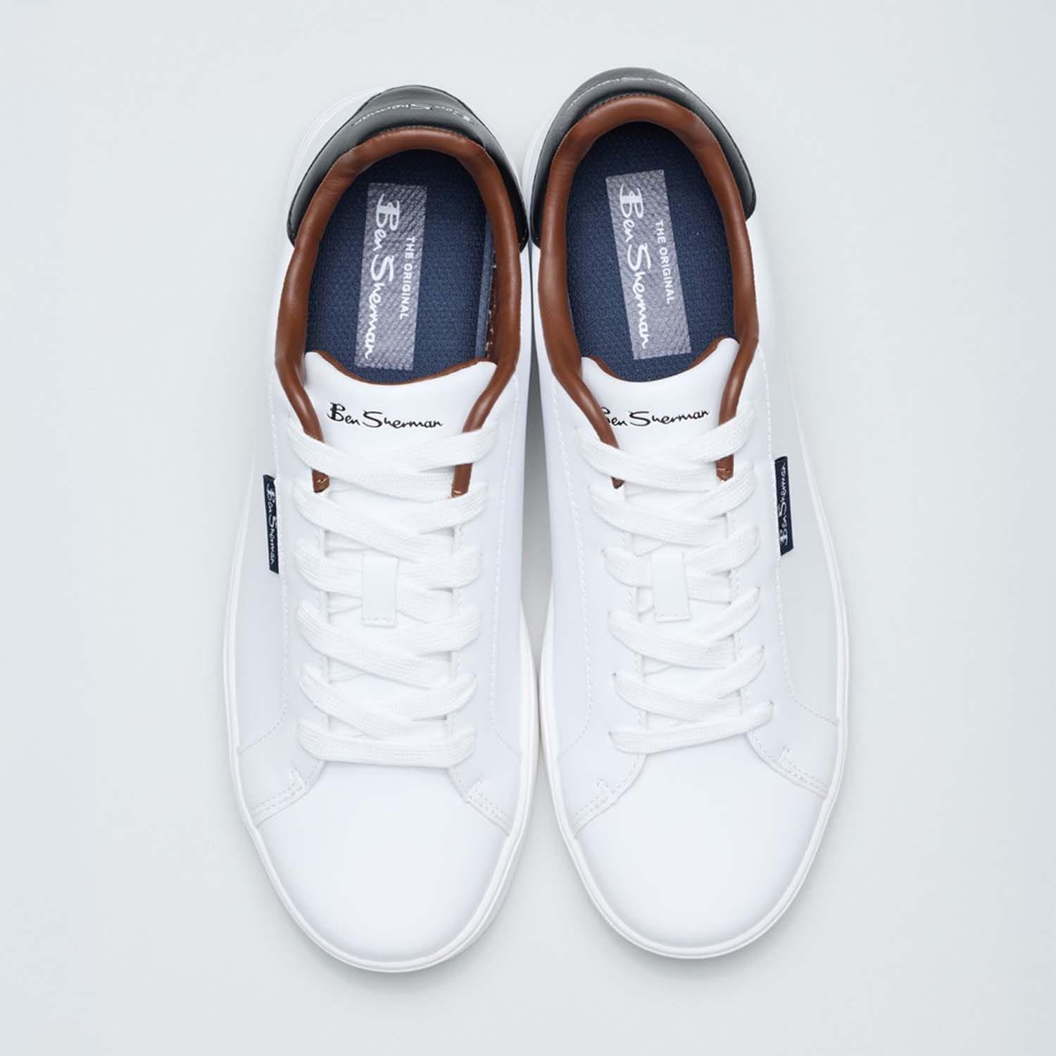 White - Ben Sherman - Chase Trainers - 4
