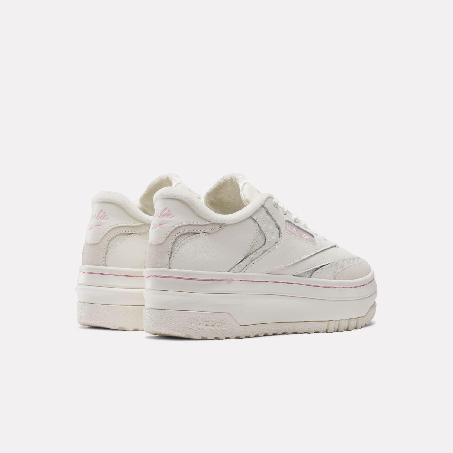White Pink - Reebok - Reebok X Barbie Club C Trainers - 3