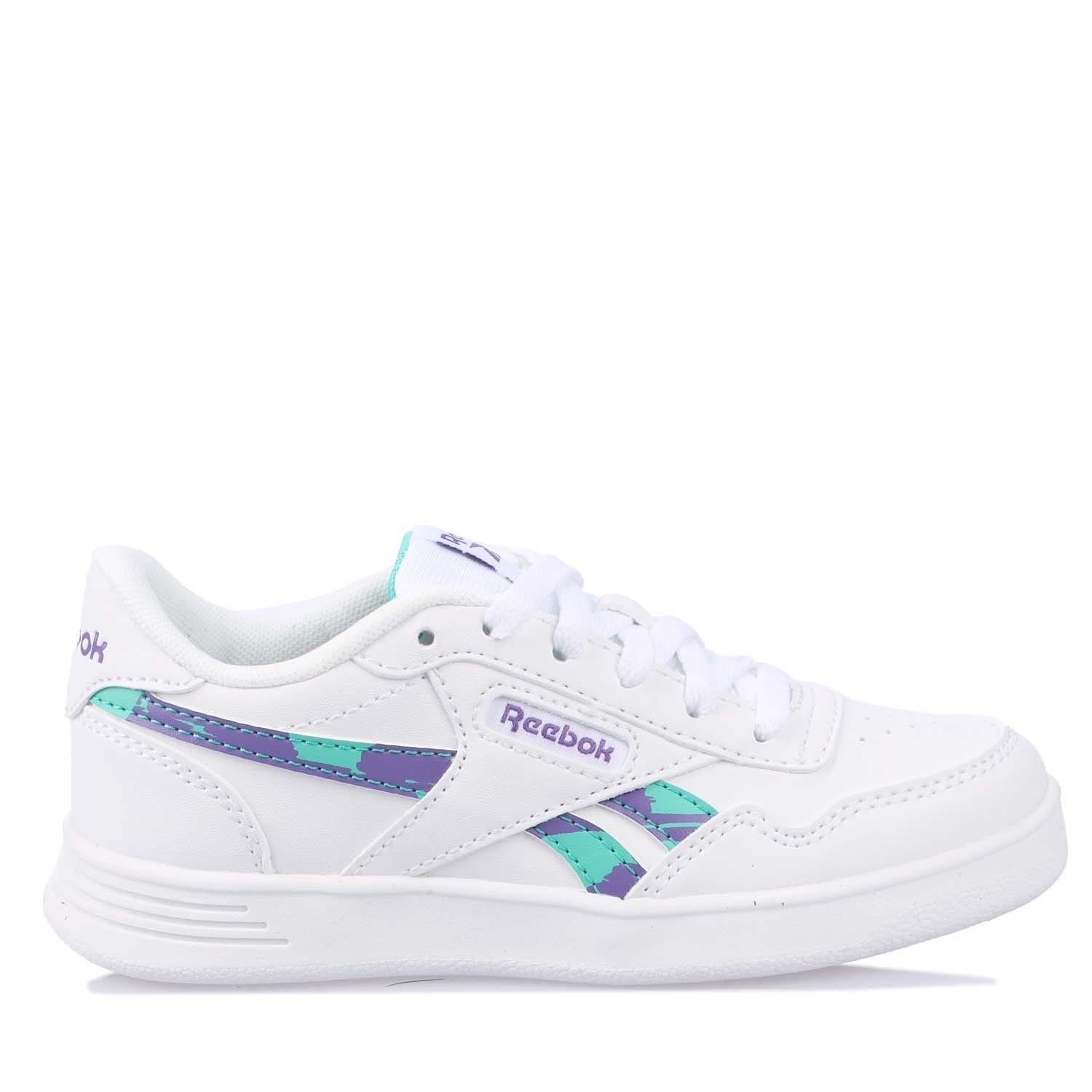 White Green - Reebok - Court Advance Trainers - 1