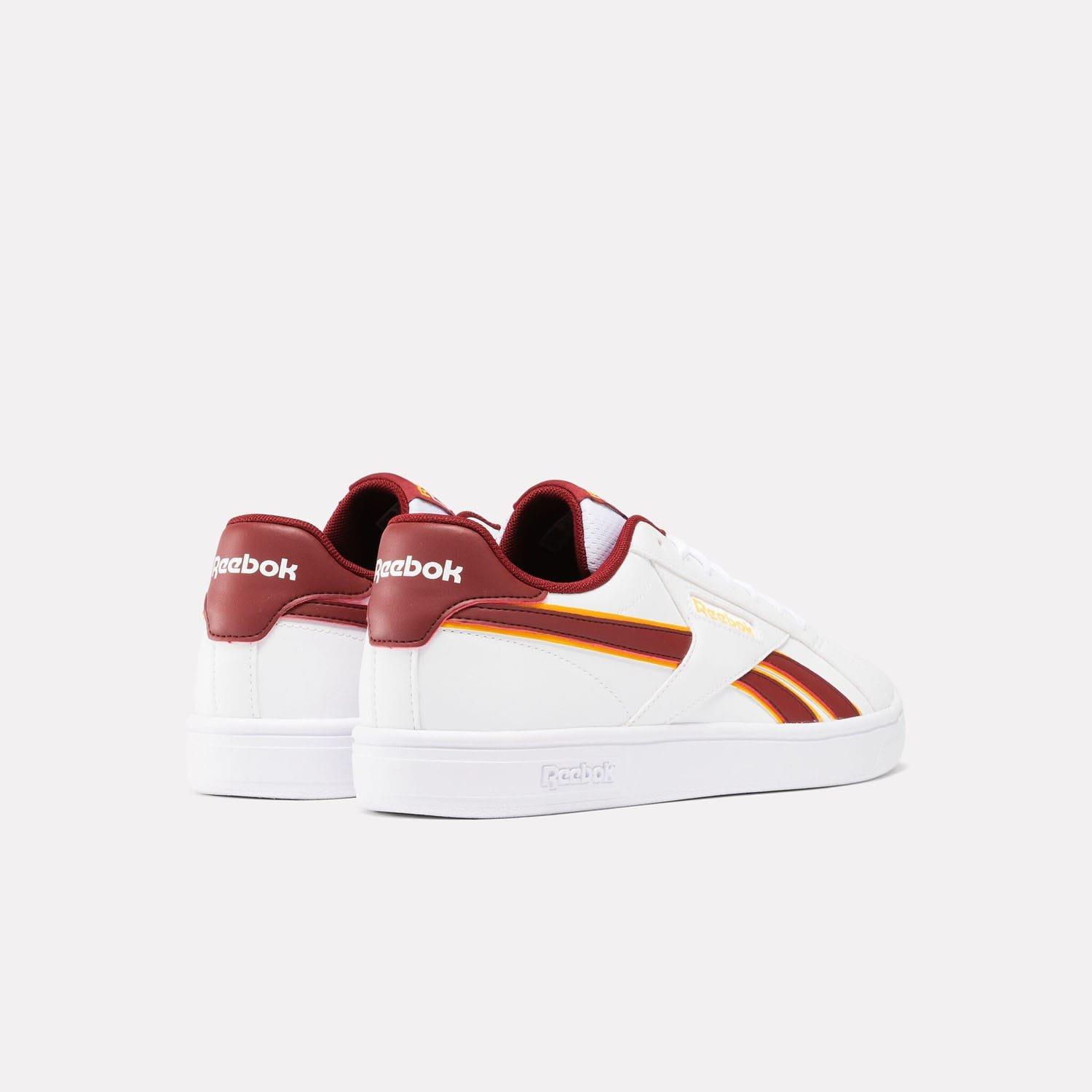 White Red - Reebok - Court Retro Trainers - 3