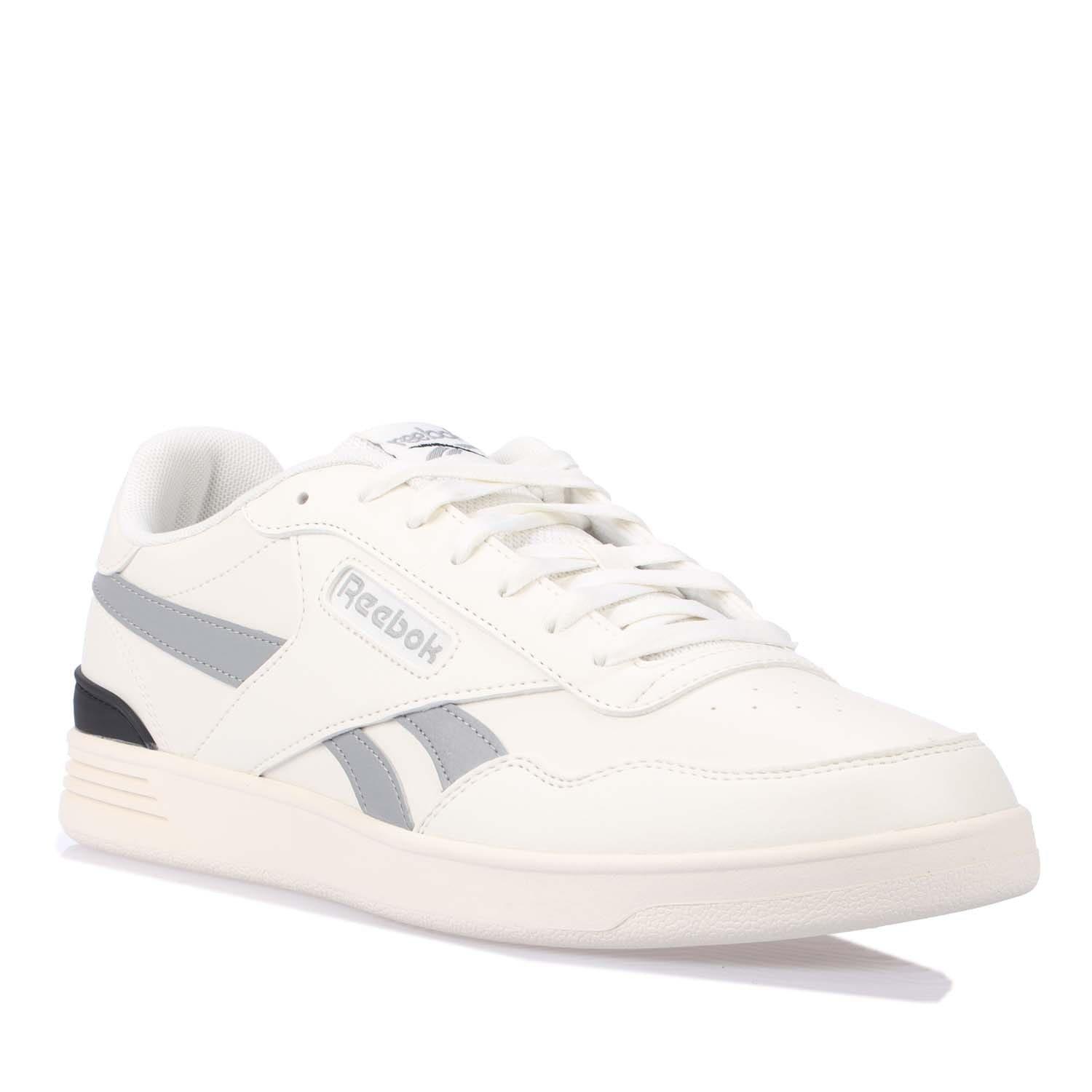 White Grey - Reebok - Court Advance Trainers - 2