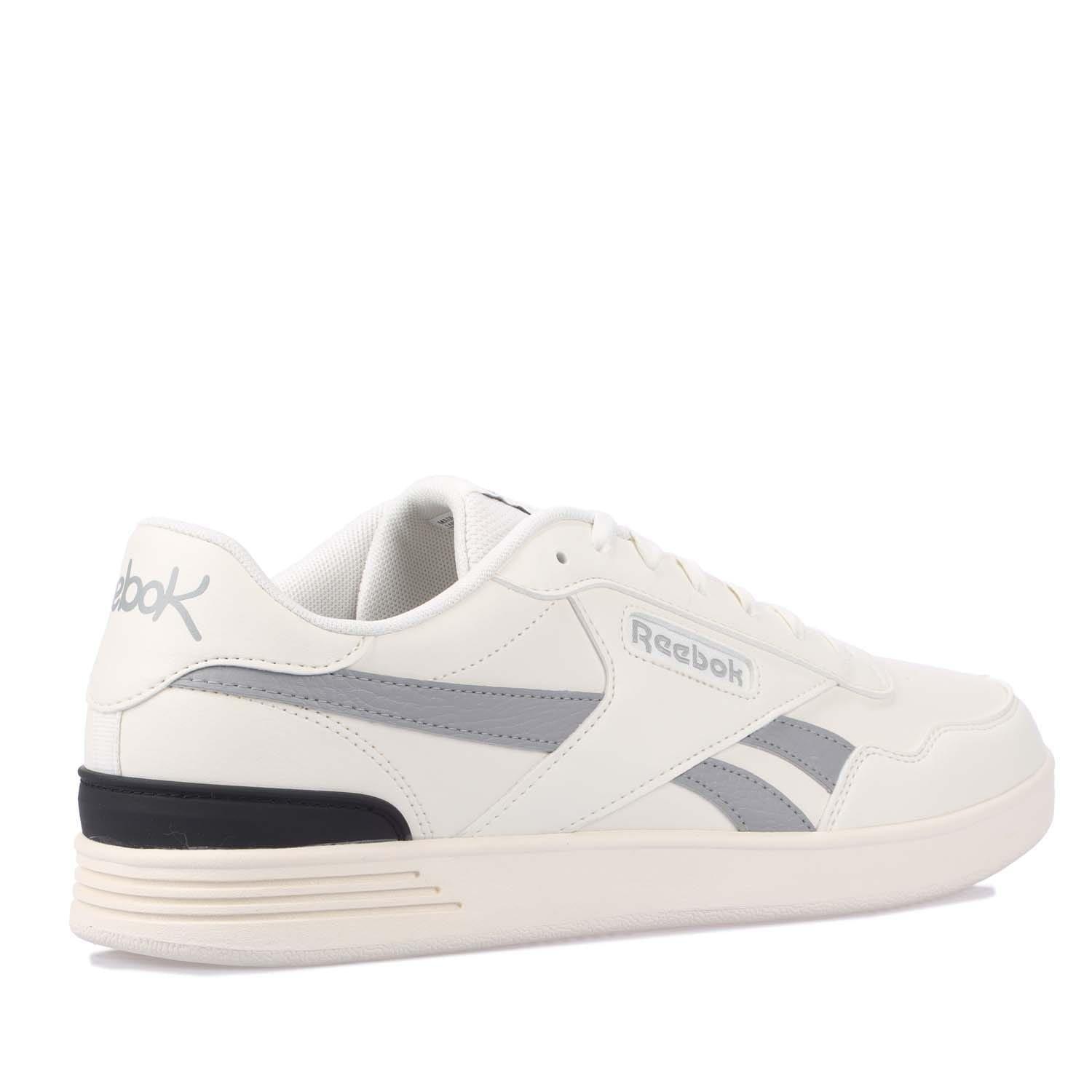 White Grey - Reebok - Court Advance Trainers - 3
