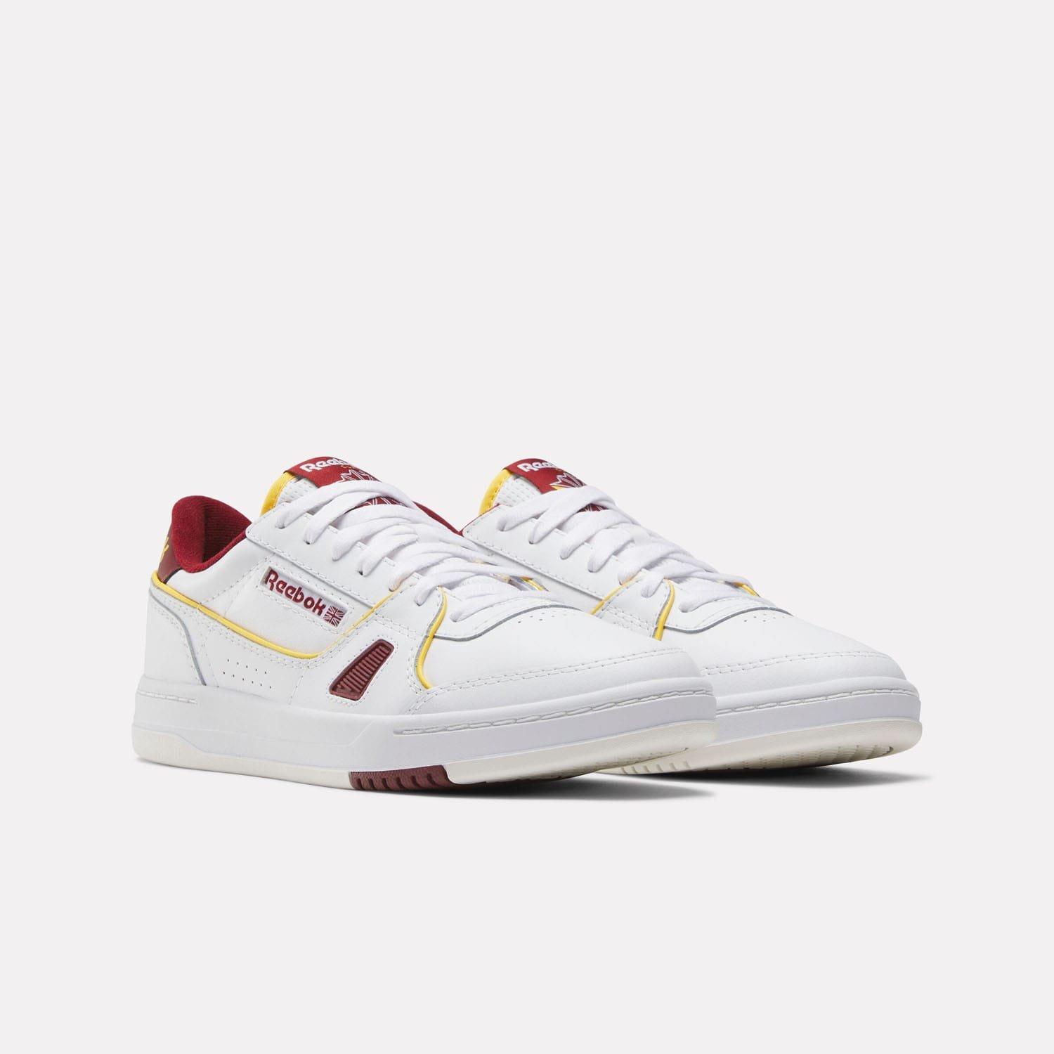 White Red - Reebok - LT Court Trainers - 3