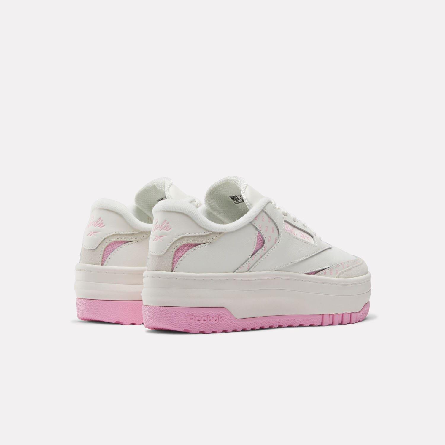 White Pink - Reebok - Reebok X Barbie Club C Trainers - 3