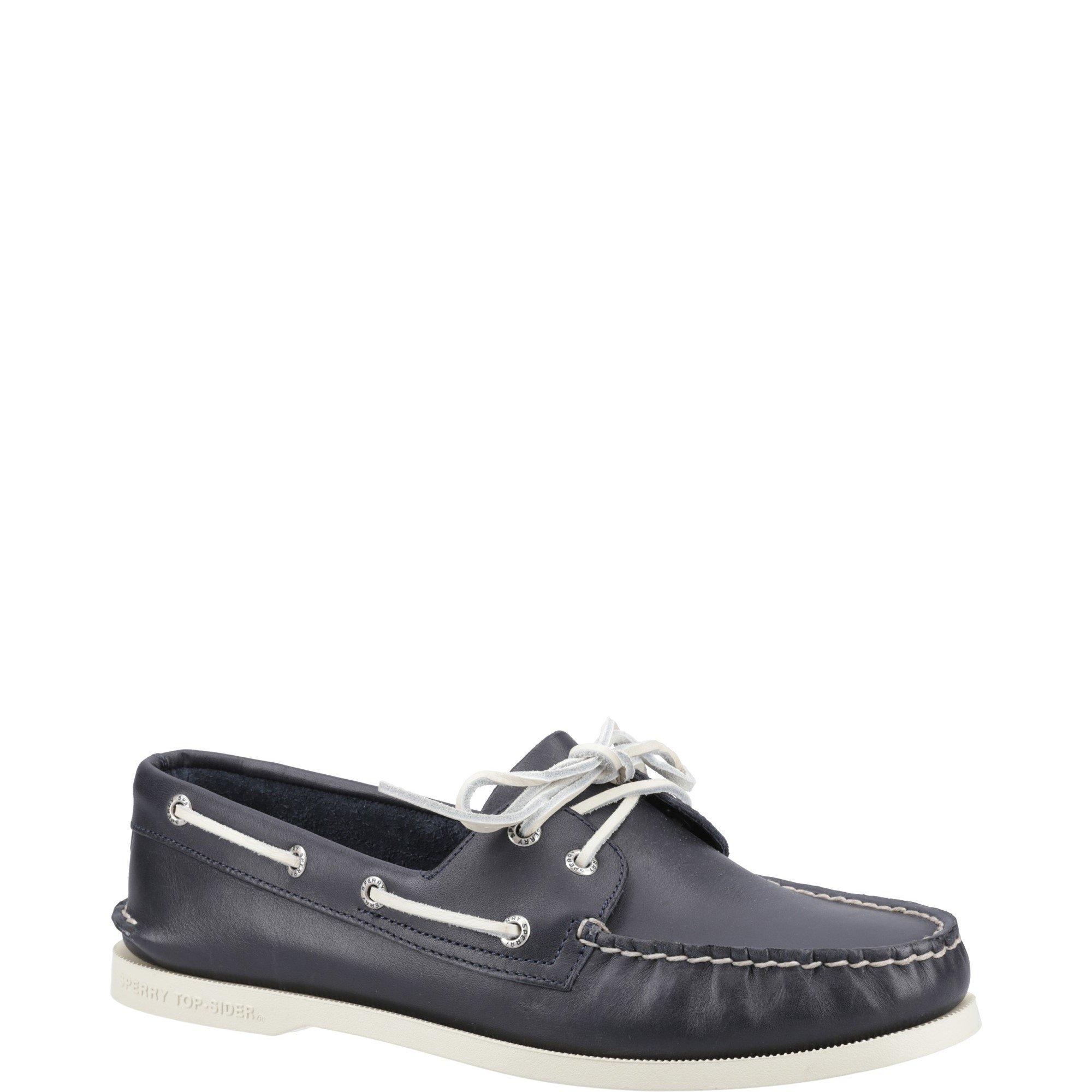 Navy - Sperry Top Sider - Authentic 2 Eye Boat Shoe - 2
