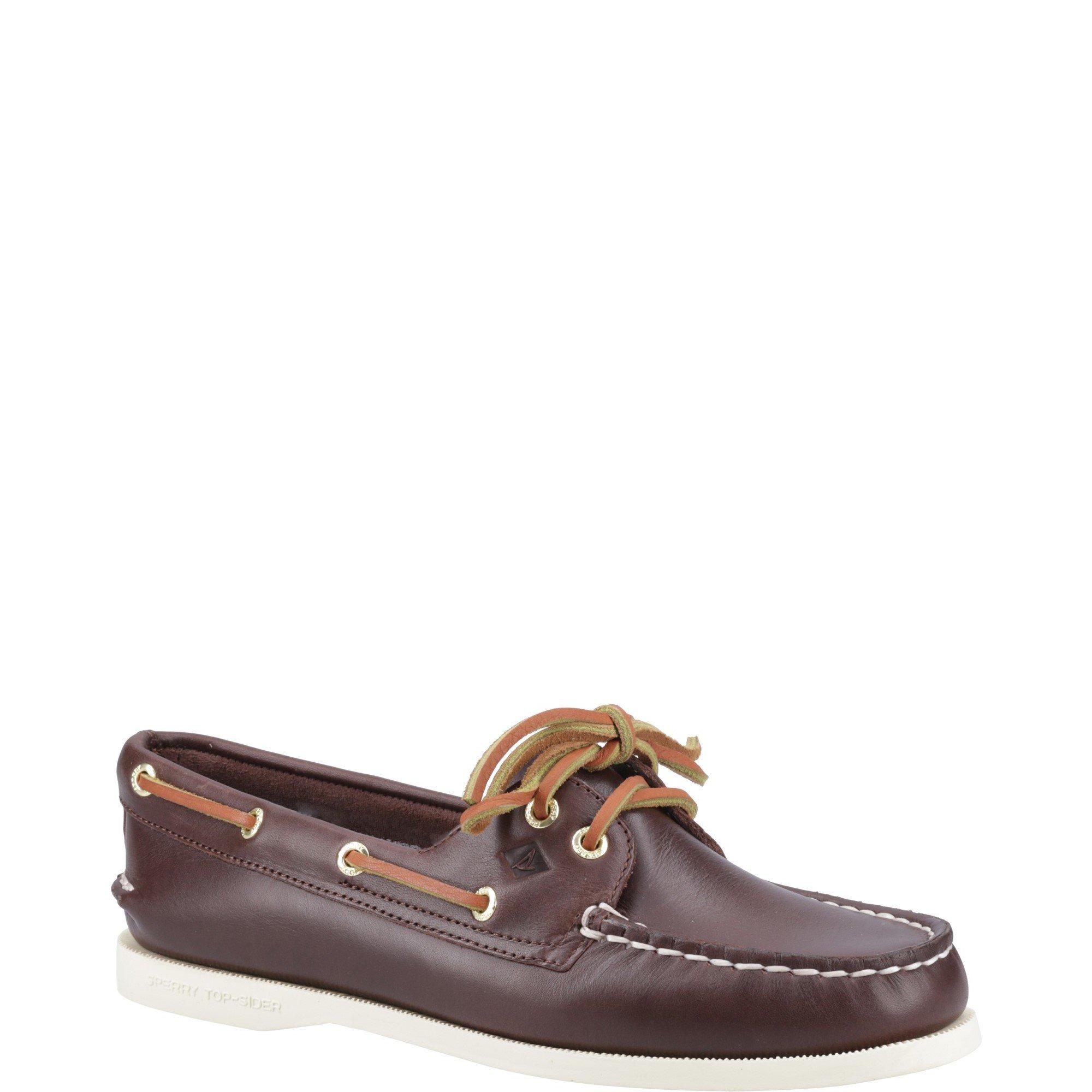 Brown - Sperry Top Sider - Authentic 2 Eye Boat Shoe - 2