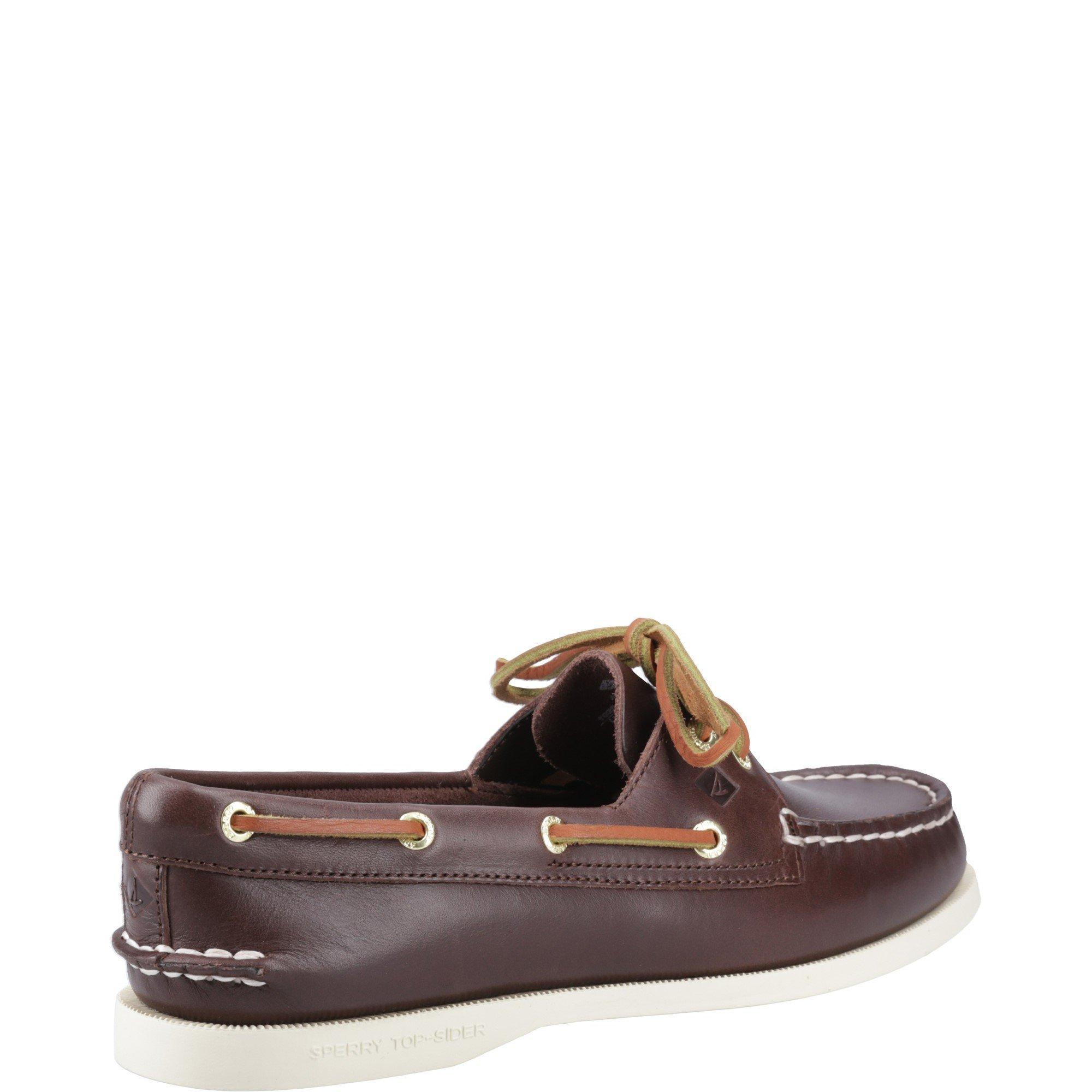 Brown - Sperry Top Sider - Authentic 2 Eye Boat Shoe - 3