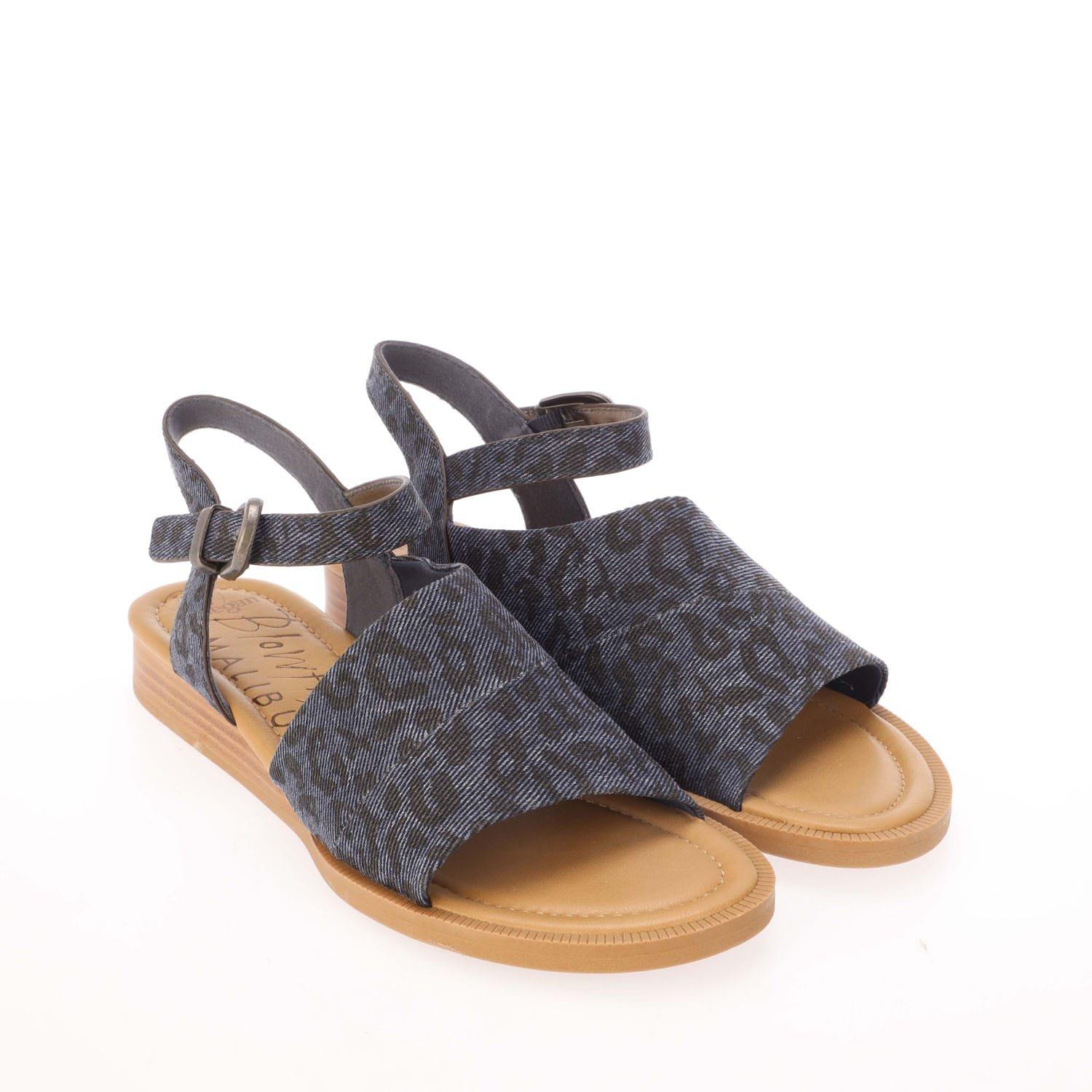 Denim - Blowfish Malibu - Ardice Leopard Print Sandals - 1